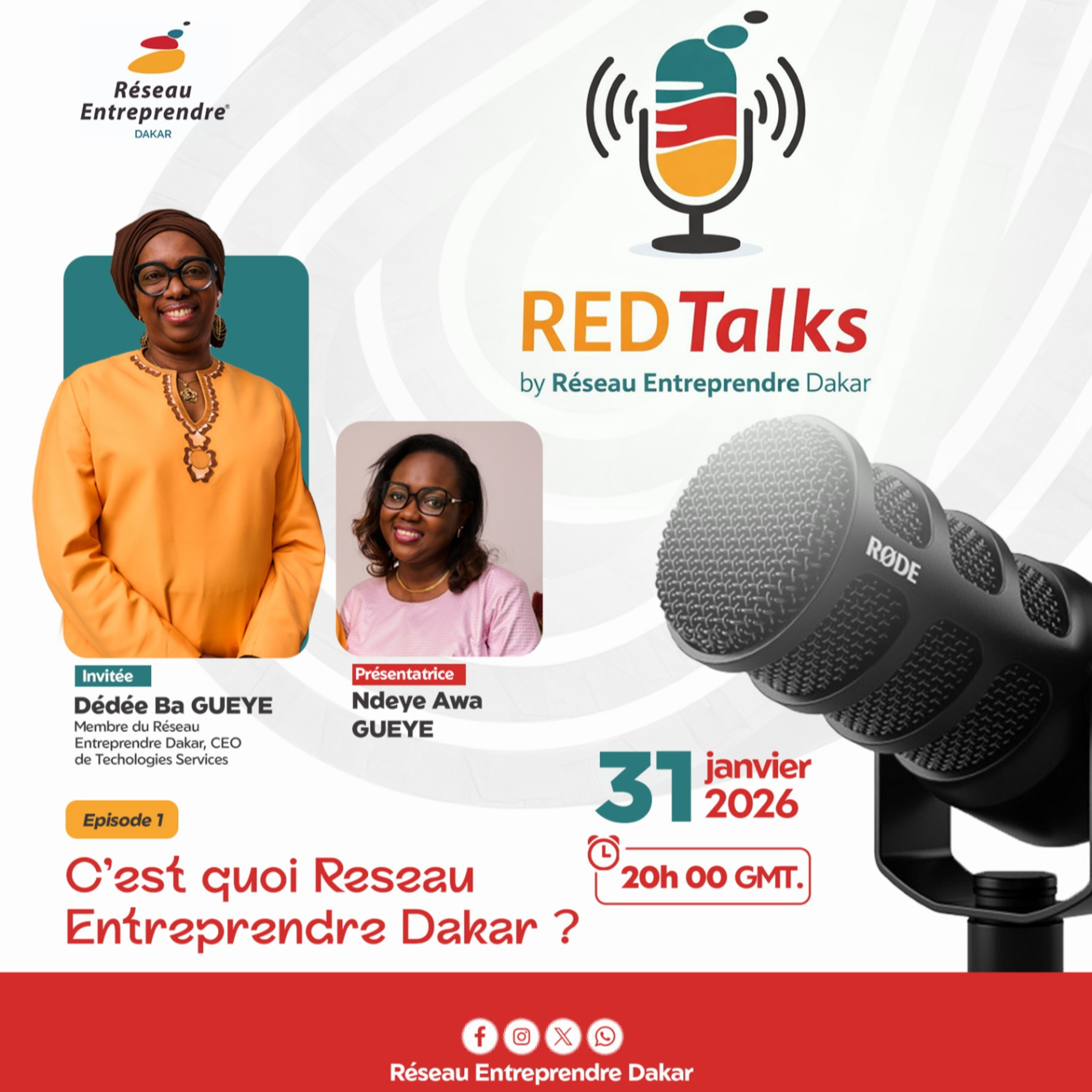 EP1 - C'est quoi Réseau Entreprendre Dakar - Dédée Ba GUEYE episode artwork