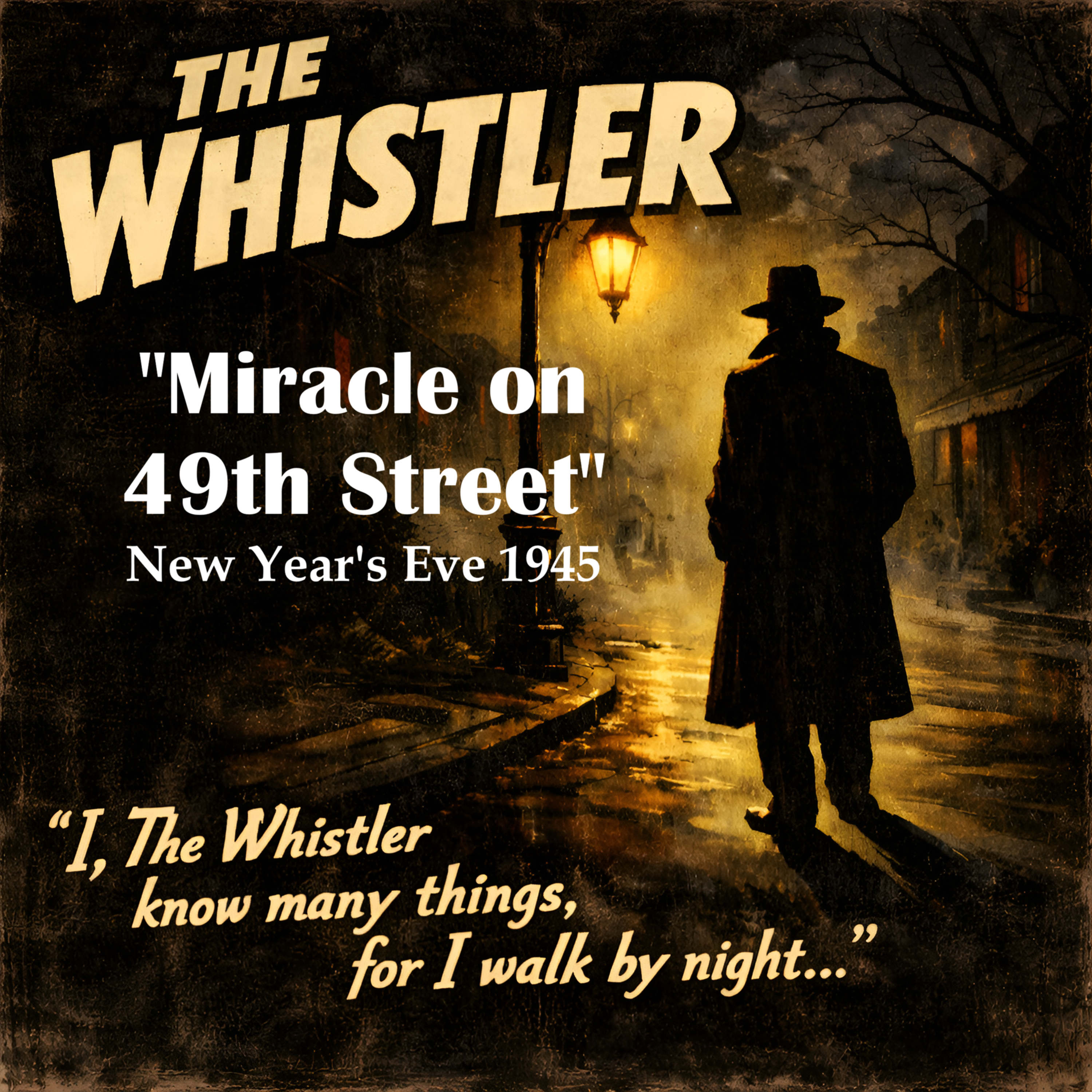 Miracle on 49th Street (12-31-45) - The Whistler: Old Time Radio Mystery episode artwork