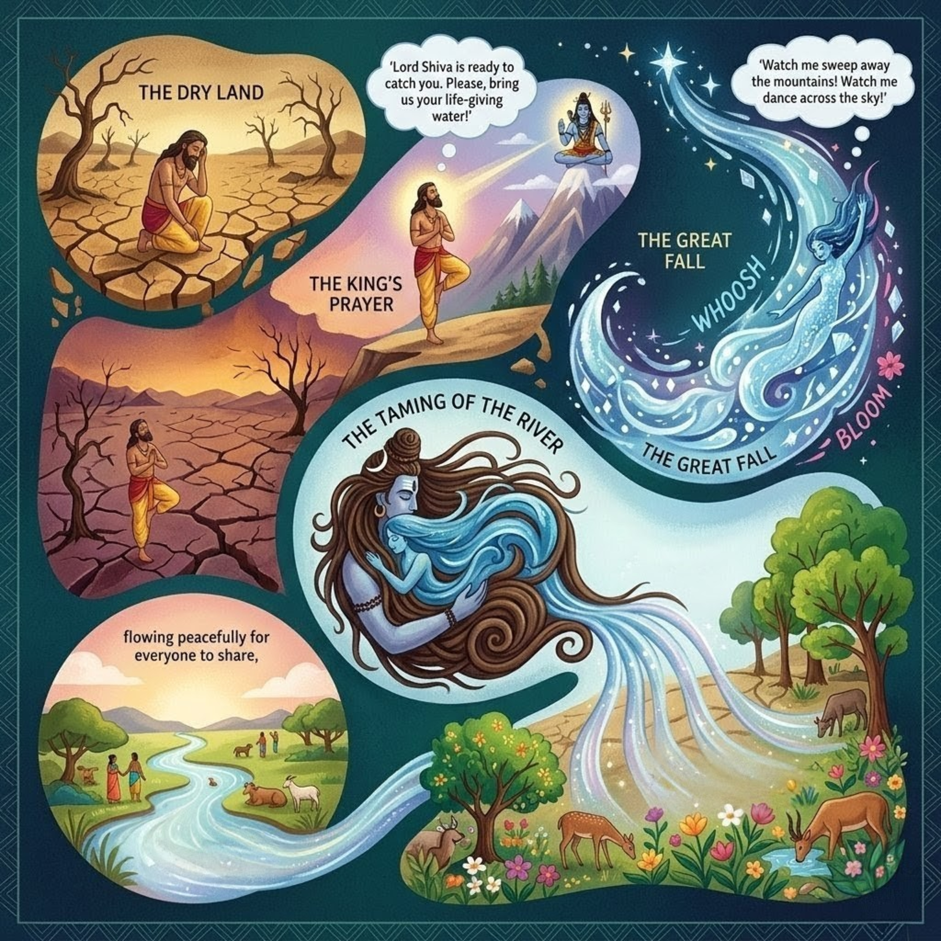 Ganga’s Descent to Earth | Little Sleepy Tales episode artwork