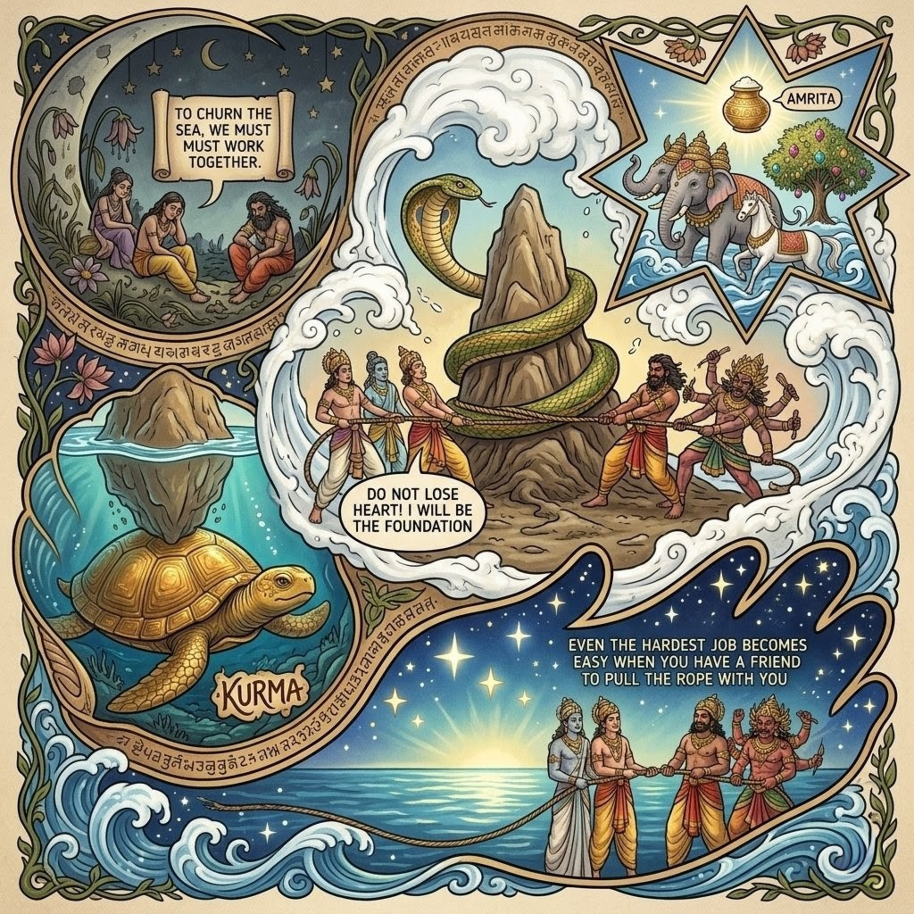 The Mountain and the Sea of Milk | Little Sleepy Tales episode artwork