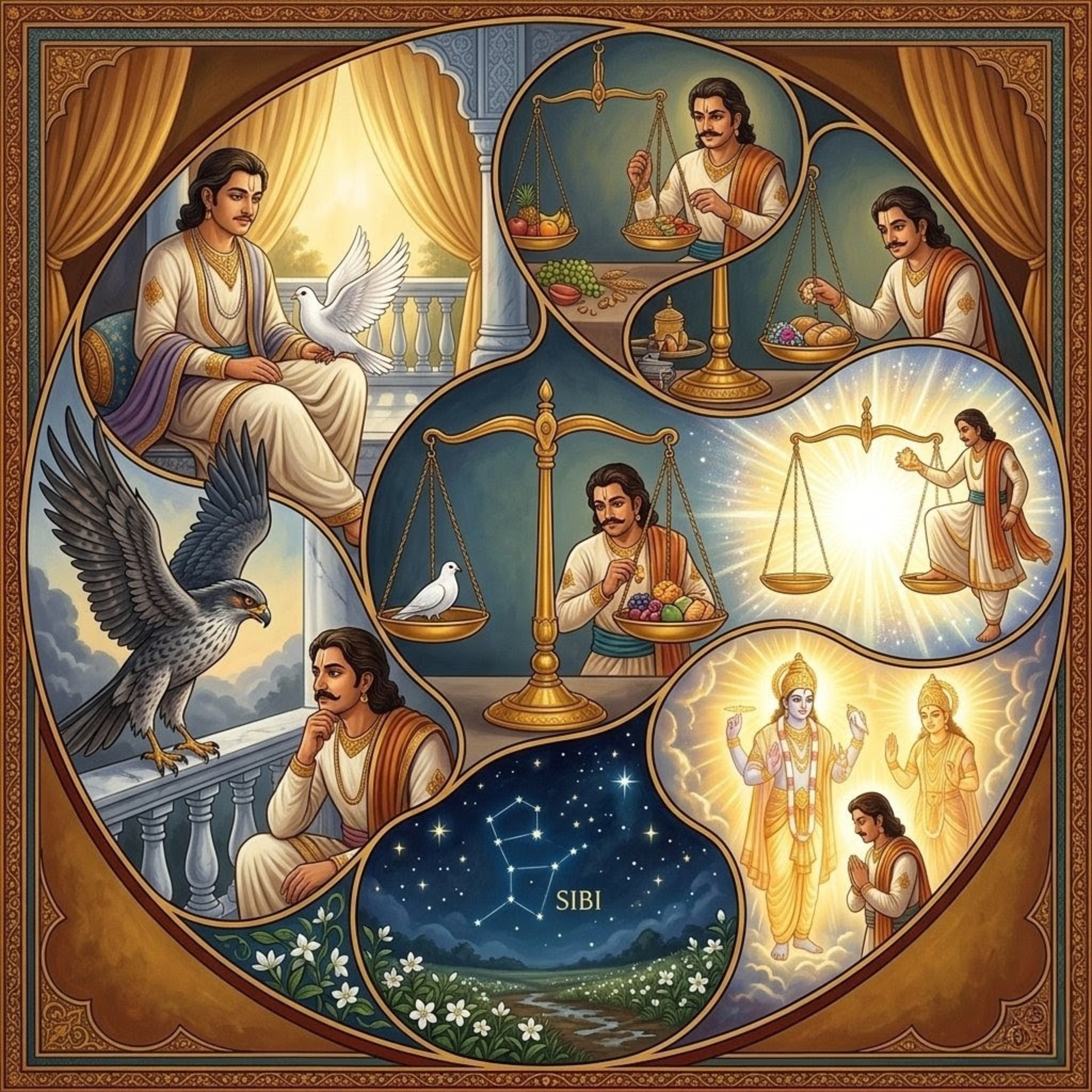 King Sibi and the Two Birds | Little Sleepy Tales episode artwork