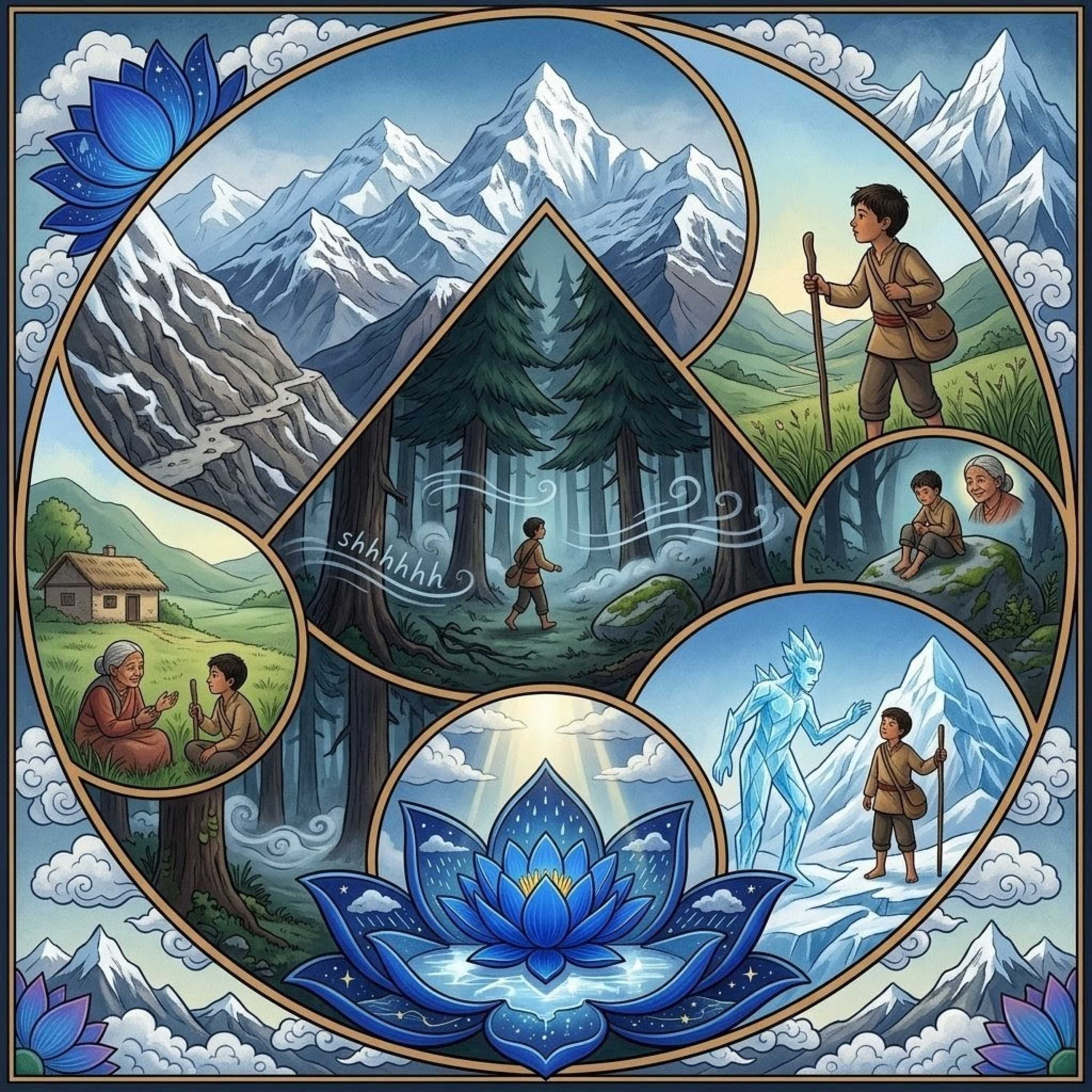 The Secret of the Blue Lotus | Little Sleepy Tales episode artwork