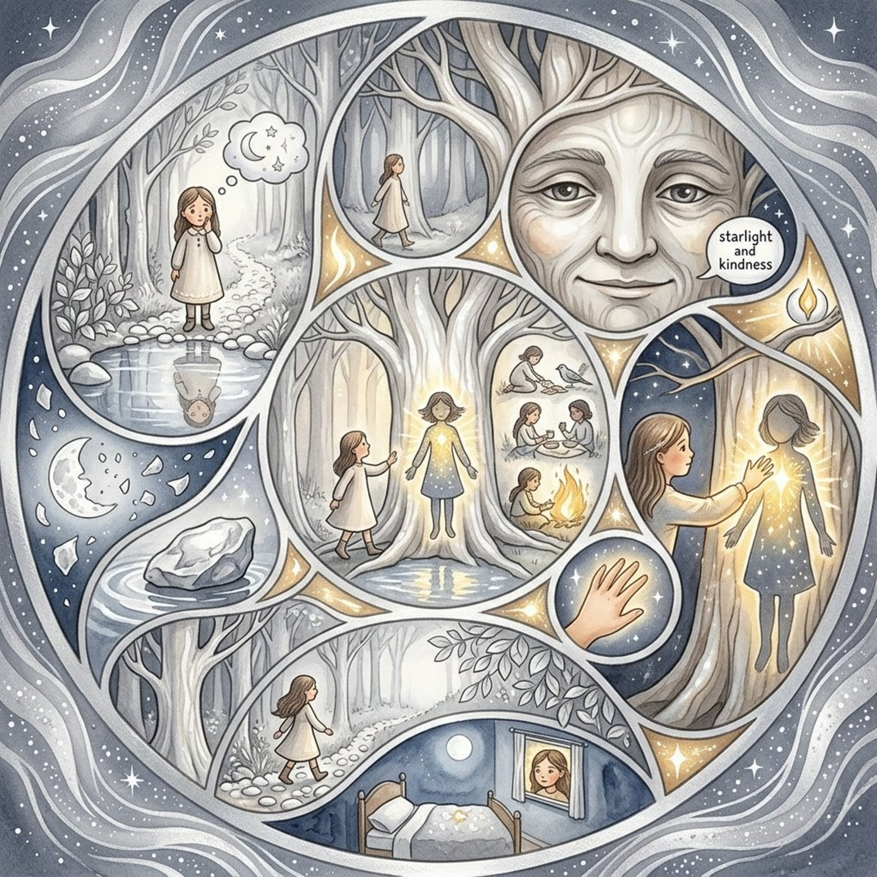 The Forest of Silver Mirrors | Little Sleepy Tales episode artwork