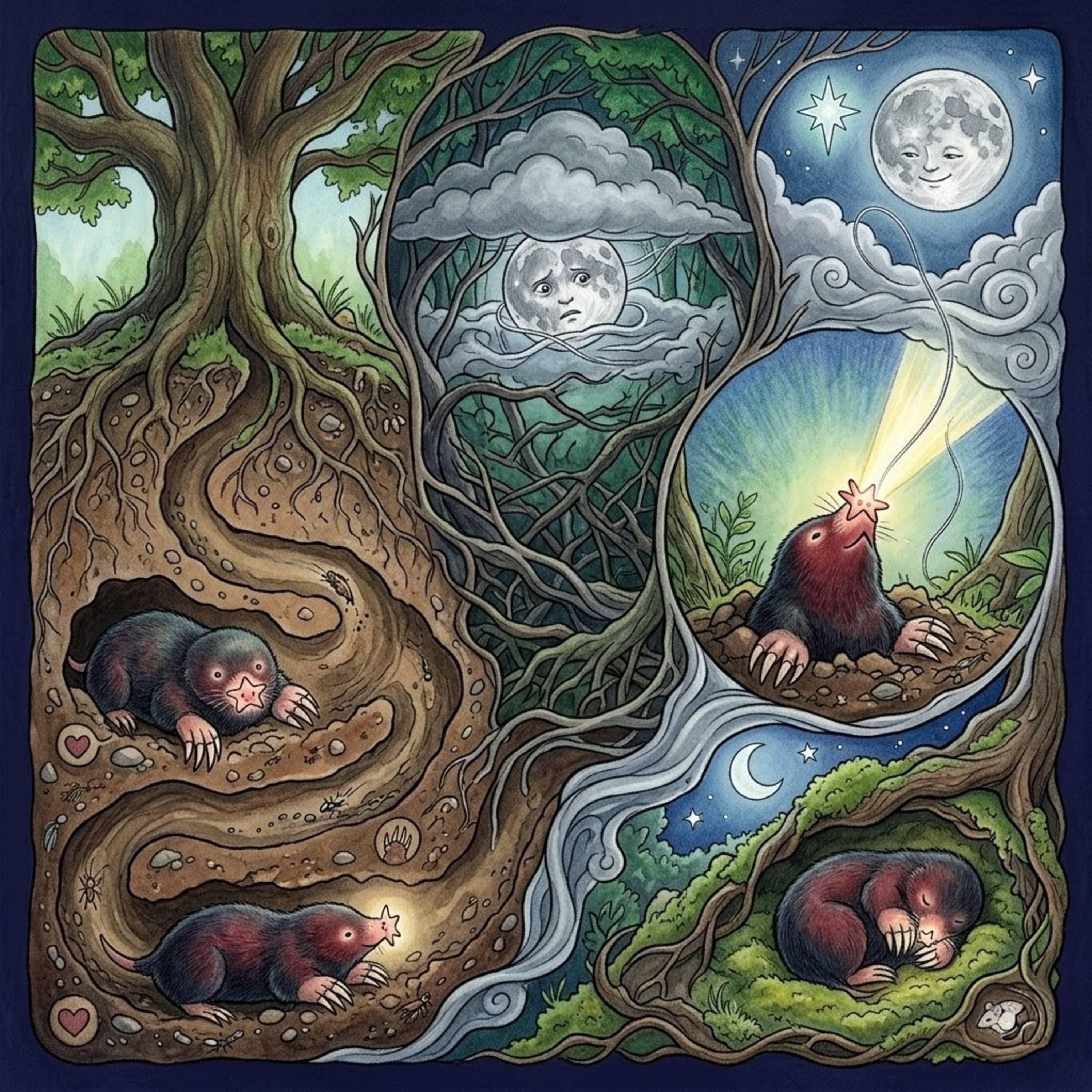 The Star-Nosed Mole and The Weaver Moon episode artwork