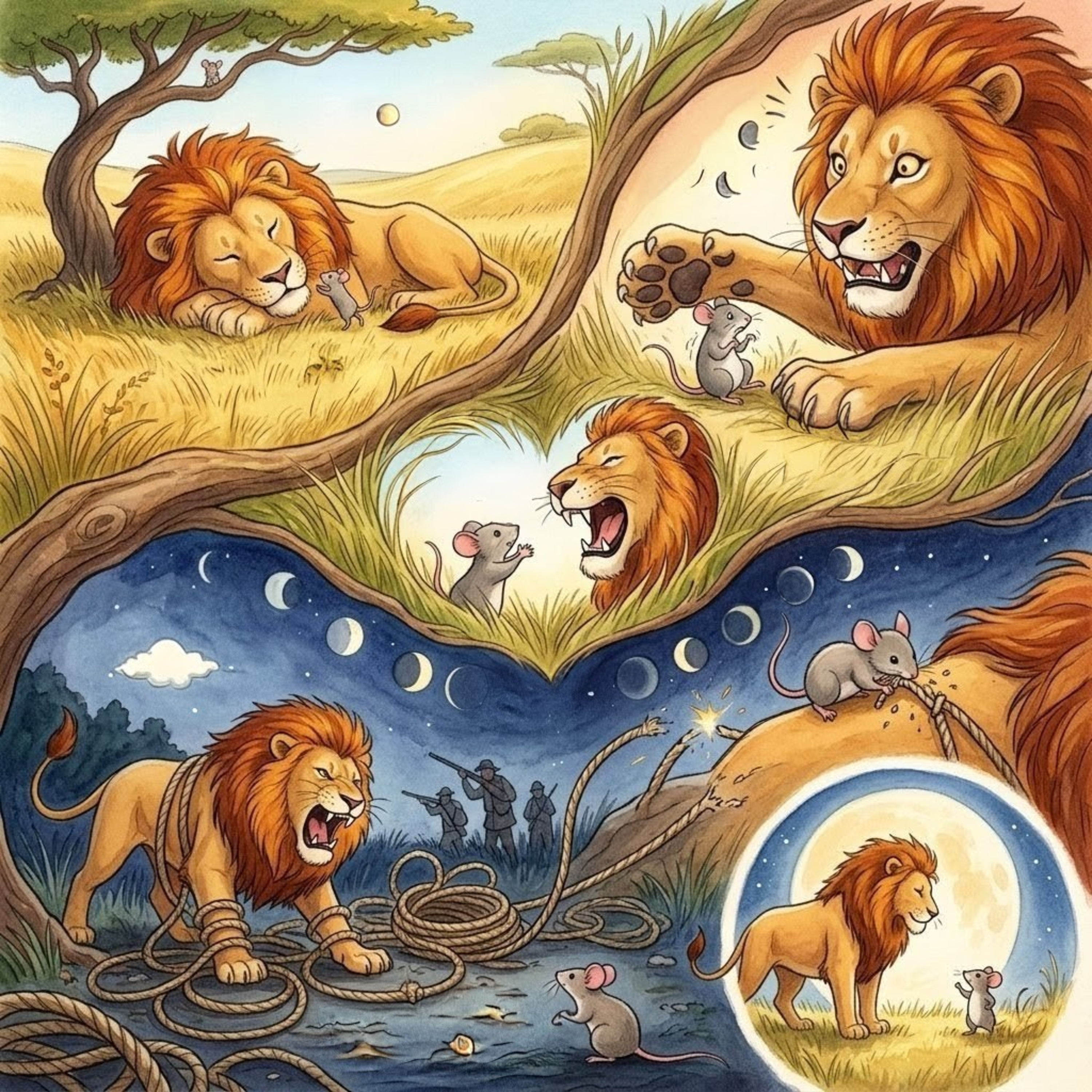 The Lion and the Mouse episode artwork