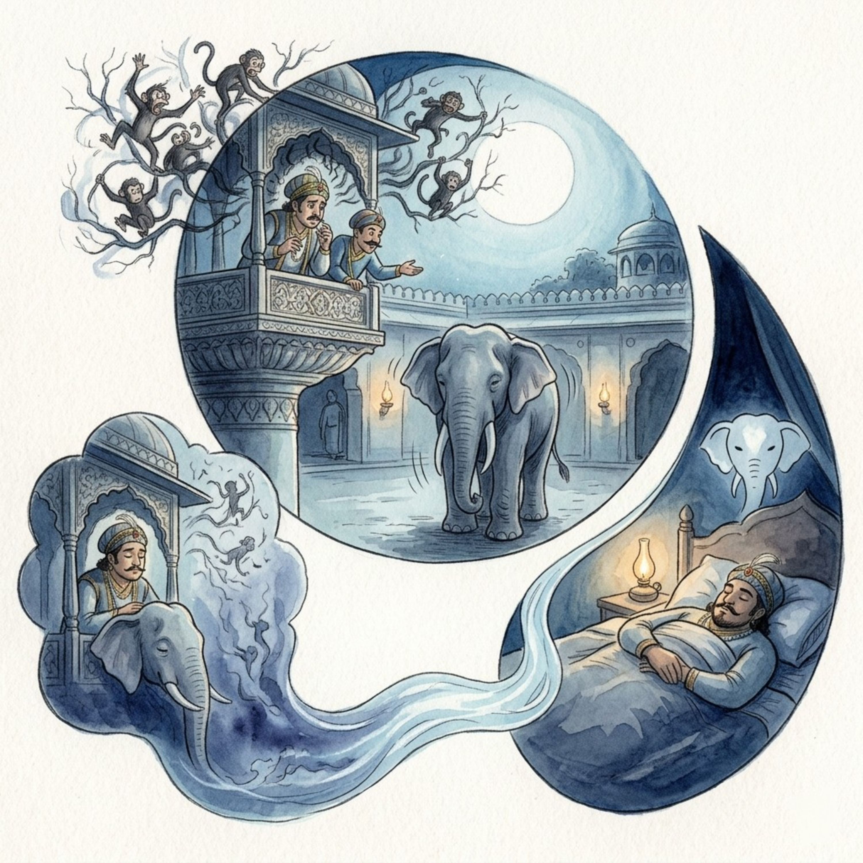 Birbal and the Sleep of the Elephant episode artwork