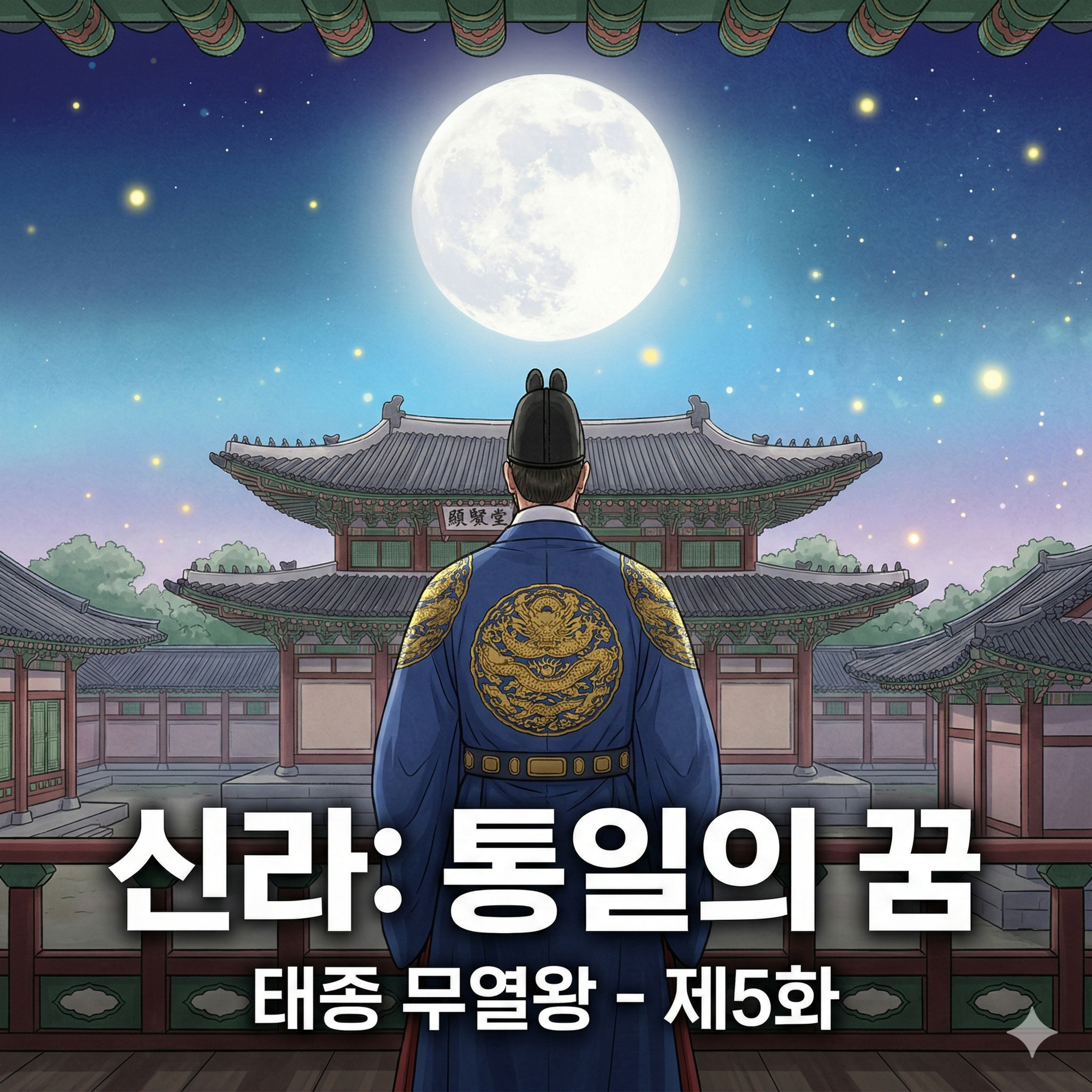 잠이 오는 한국사: 신라의 태평성대를 연 김춘추 이야기 (신라본기 5화) episode artwork
