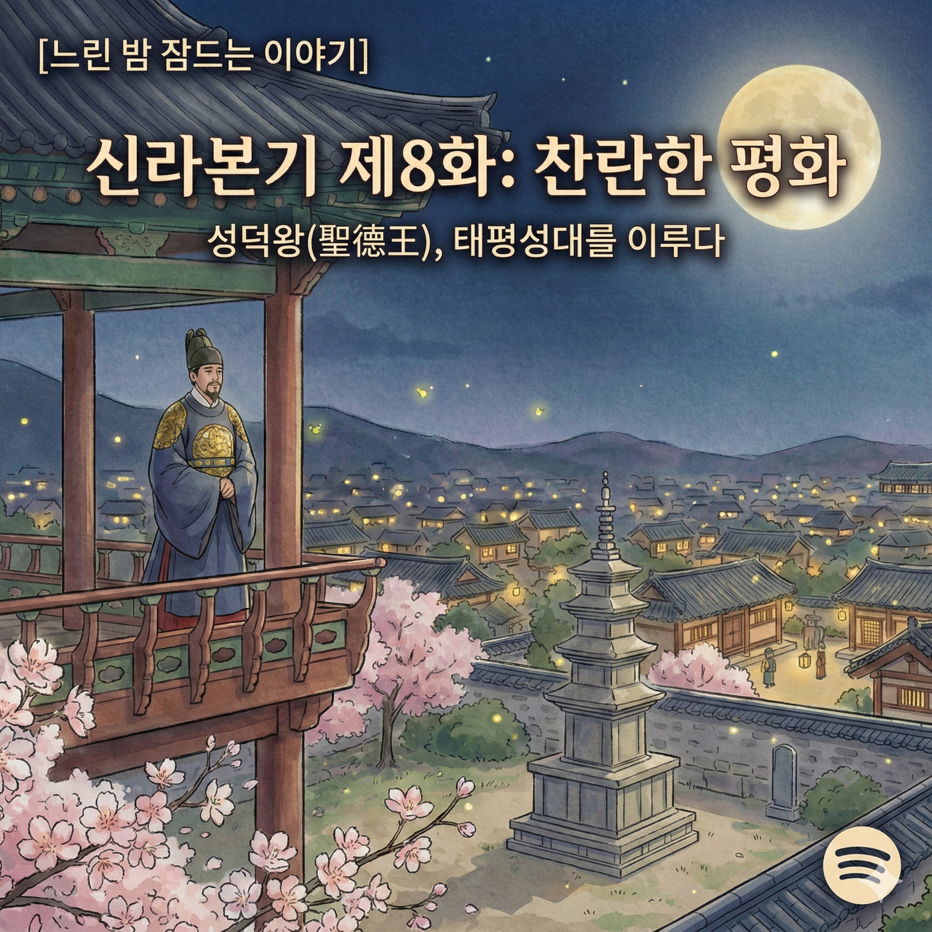 잠이 오는 한국사: 전쟁이 끝난 후 찾아온 평화, 성덕왕 이야기 (신라본기 8화) episode artwork