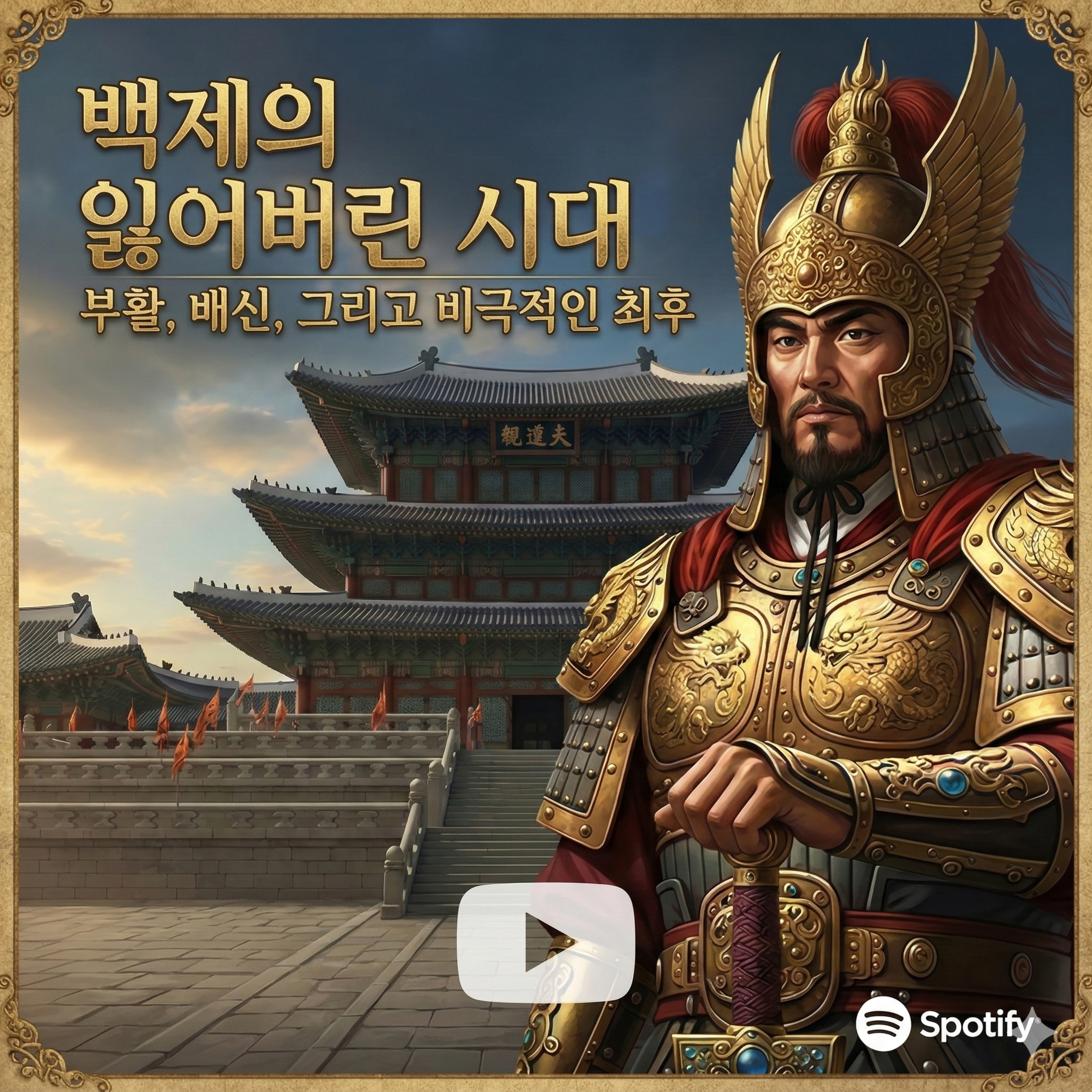 [수면 ASMR] 잿더미에서 부활한 백제, 그리고 치명적인 배신 🌙 삼국사기 원문 낭독 (문주왕~성왕) episode artwork