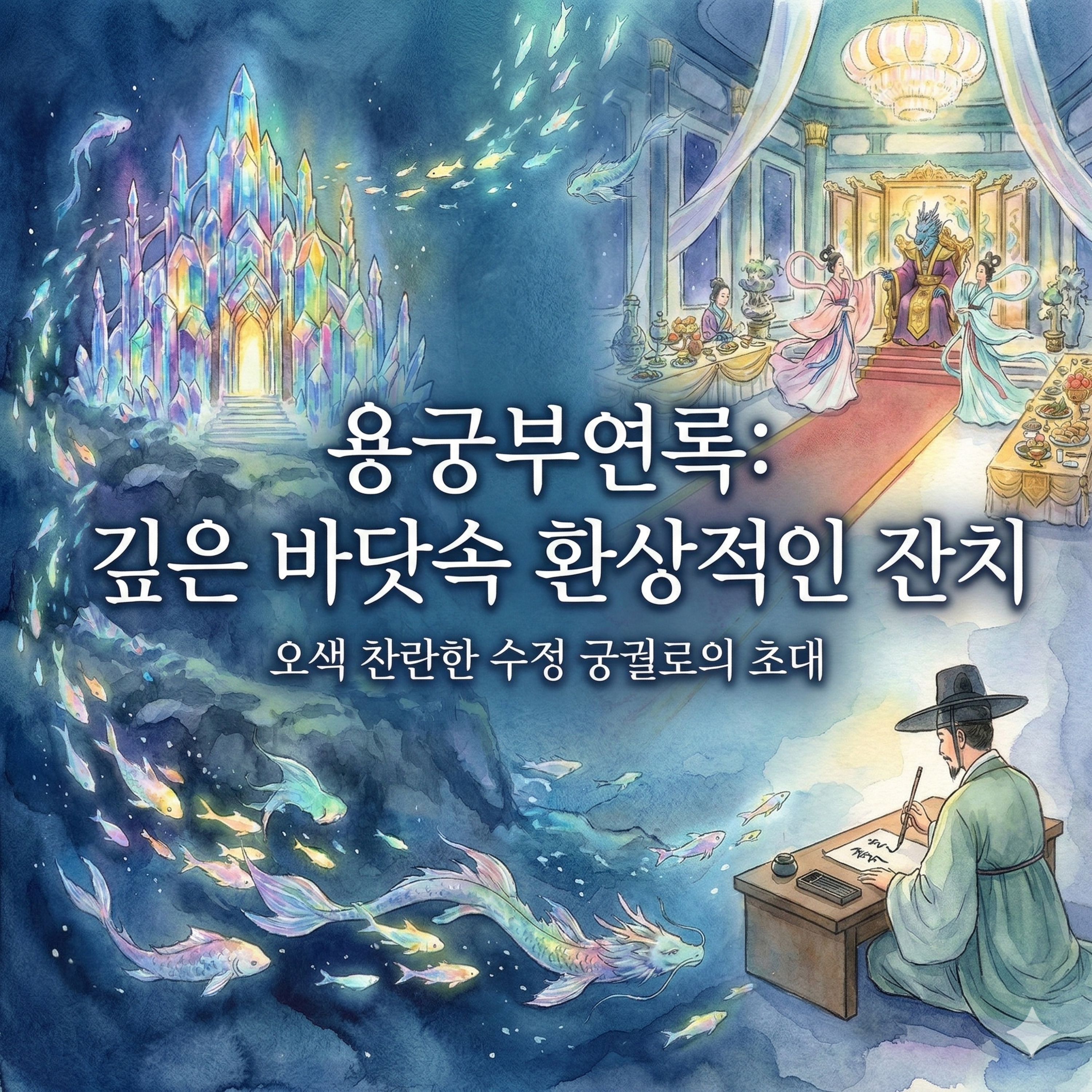 [수면 낭독] 깊은 바닷속 신비로운 용궁으로의 초대 | 용궁부연록 episode artwork