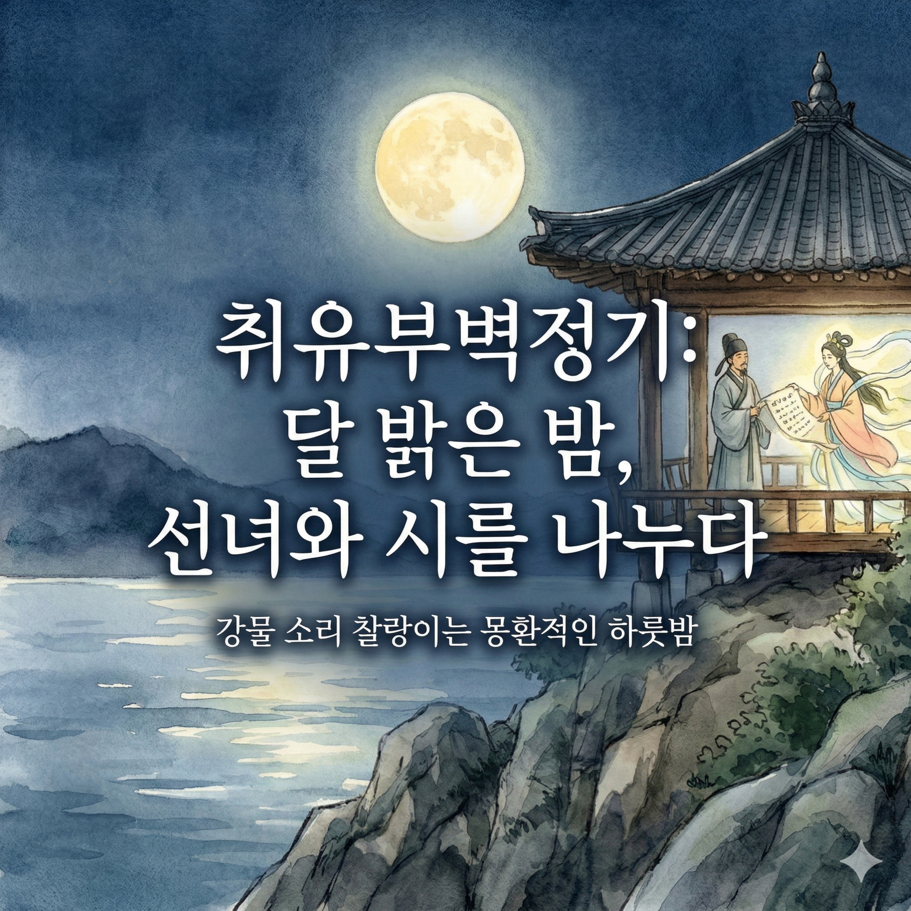[수면 낭독] 달 밝은 밤, 선녀와 시를 나누다 | 취유부벽정기 episode artwork