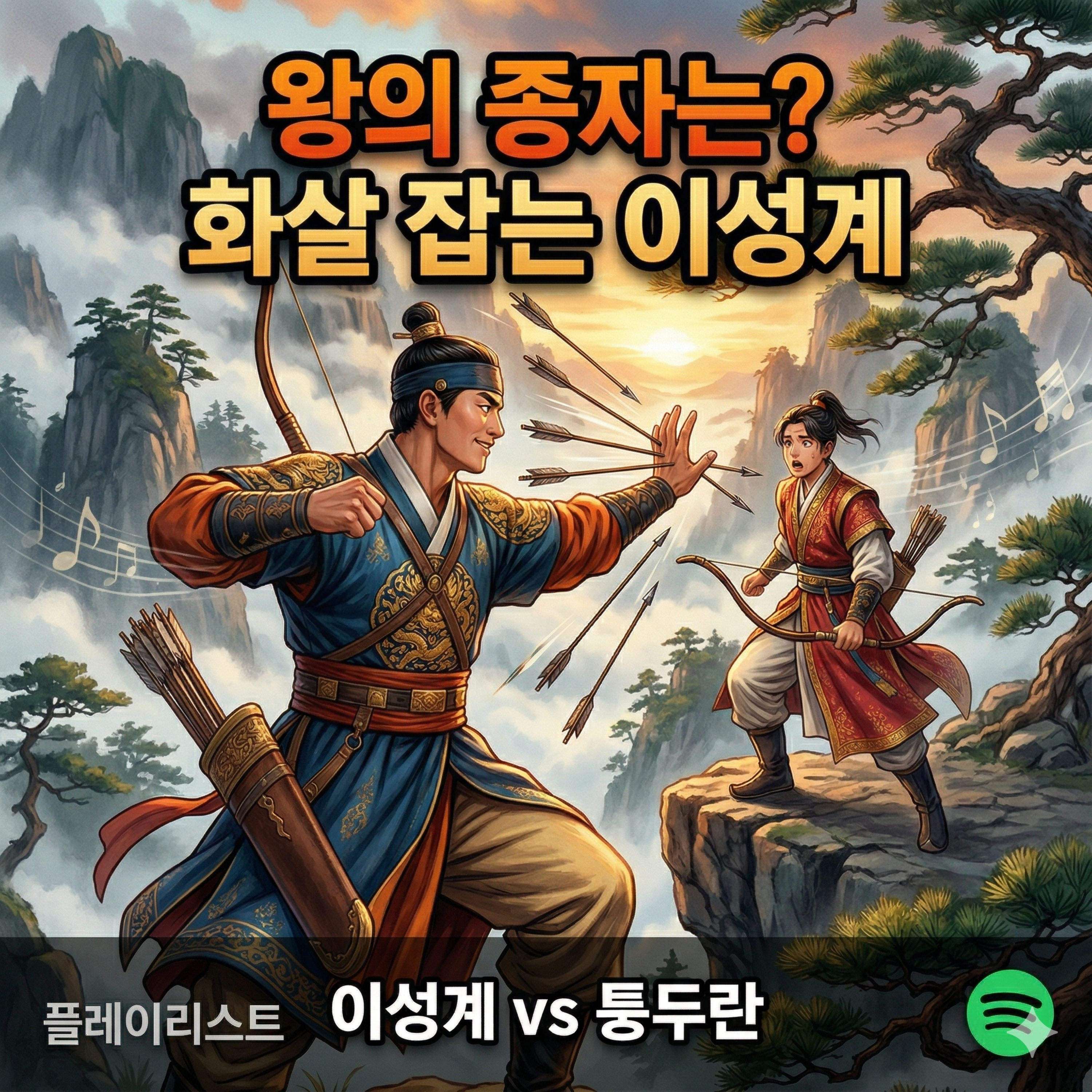김동인 '왕기는 벋어서' - 천하를 품은 두 영웅의 엇갈린 길 | 수면 오디오북 episode artwork
