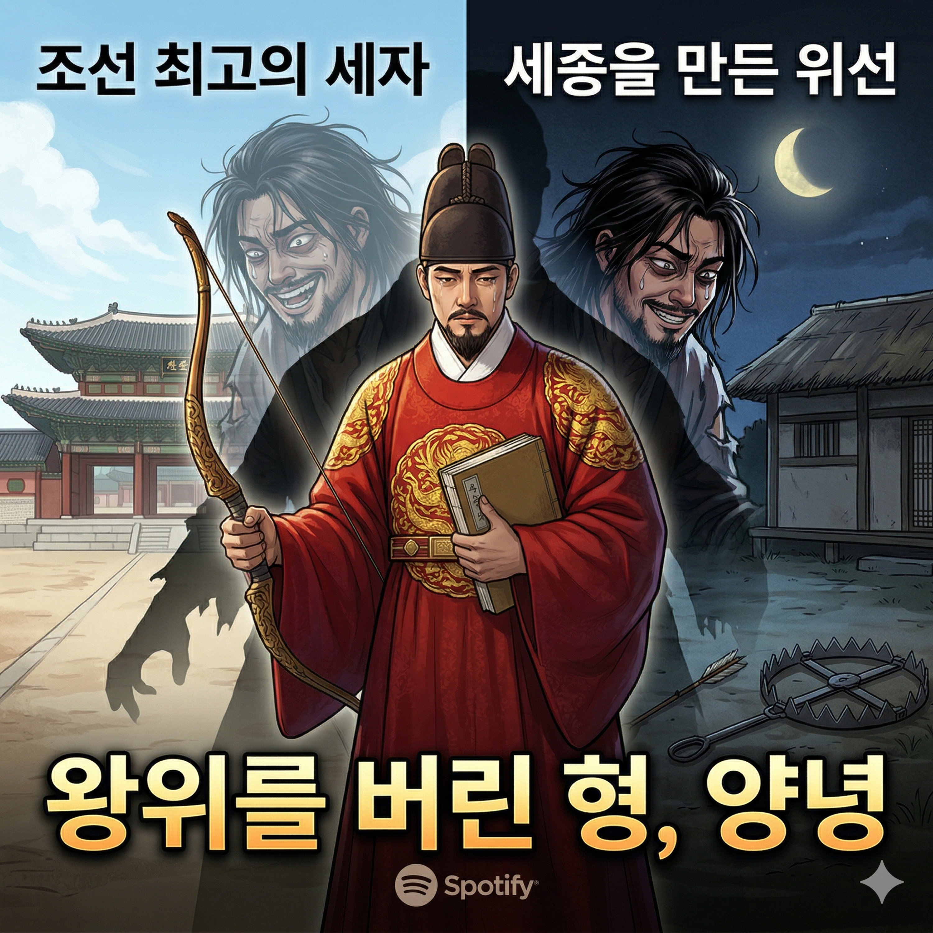 [느린 밤 잠드는 이야기] 수면 오디오북 🌙 왕위를 버린 미치광이 왕자, 양녕대군 | 김동인 '광공자' episode artwork