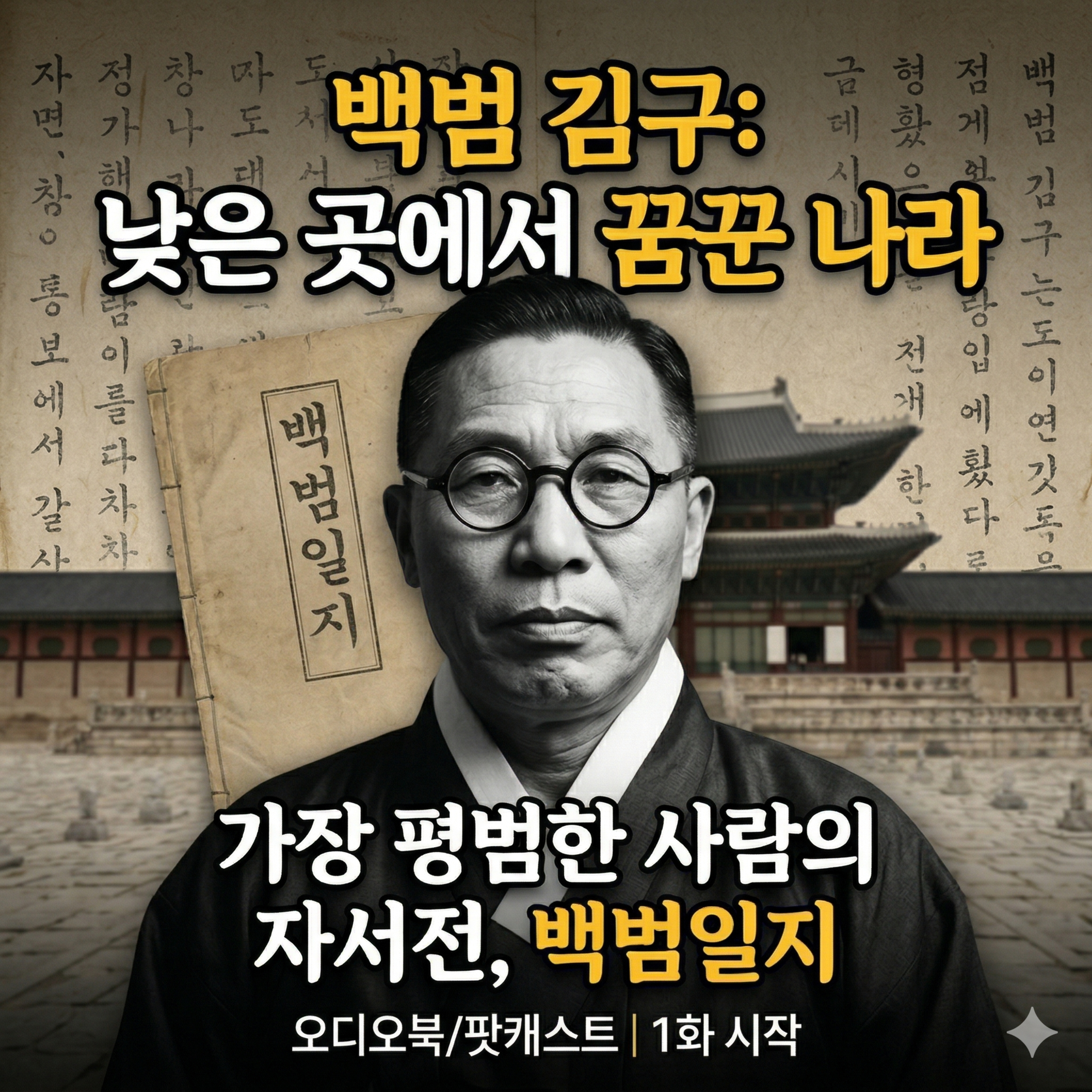 [느린 밤 잠드는 이야기] 백범일지 낭독 🌙 | 나라의 문지기를 꿈꾼 김구 선생의 삶 | 편안한 수면 오디오북, 수면 유도 ASMR episode artwork