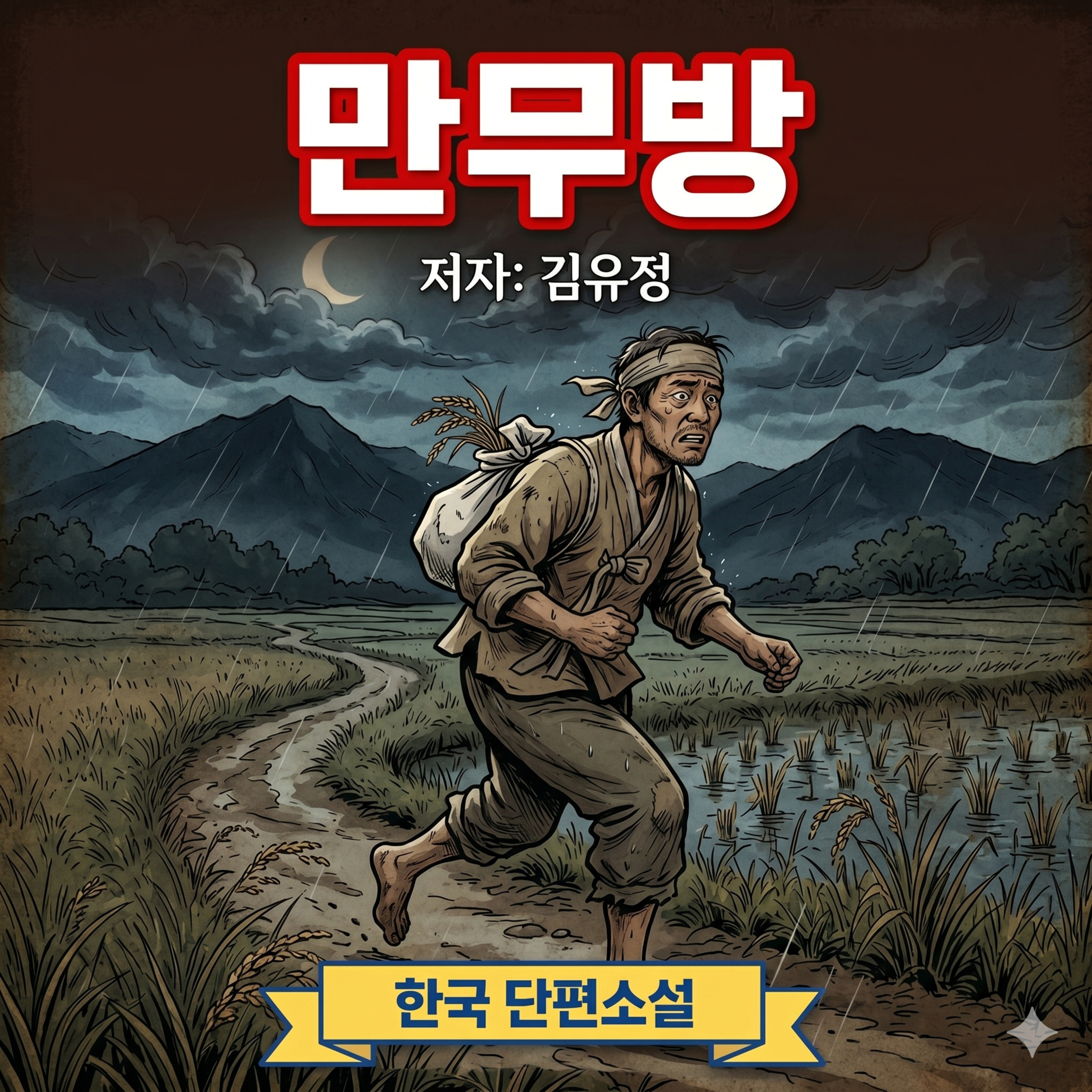 김유정 단편소설 '만무방' - 내 벼를 훔쳐야 했던 아우, 그를 업은 형 episode artwork