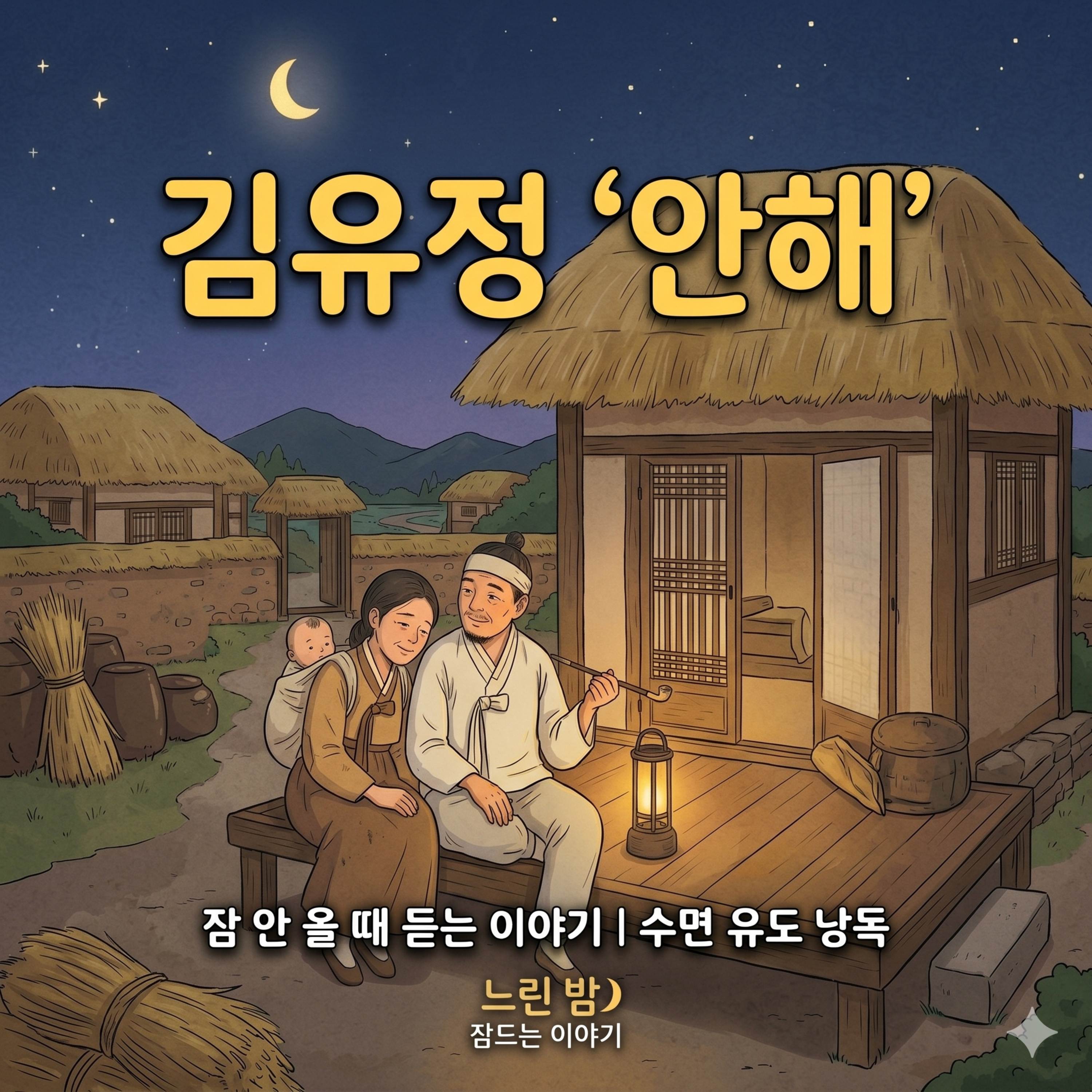 [수면 오디오북] 잠 안 올 때 듣는 고전 명작 낭독 🎧 김유정 '안해' | 수면 유도 ASMR | 느린 밤 잠드는 이야기 episode artwork