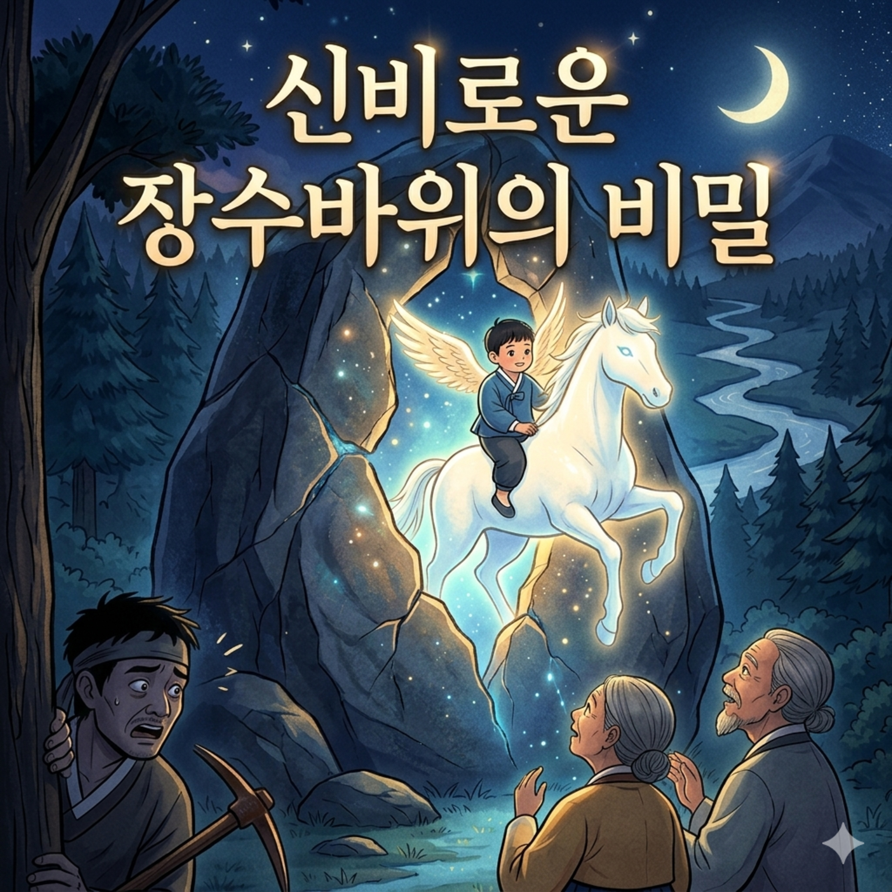  [느린 밤 잠드는 이야기] 김유정의 신비로운 환상 동화 '두포전' | 수면 낭독, 강원도 장수바위 전설 episode artwork