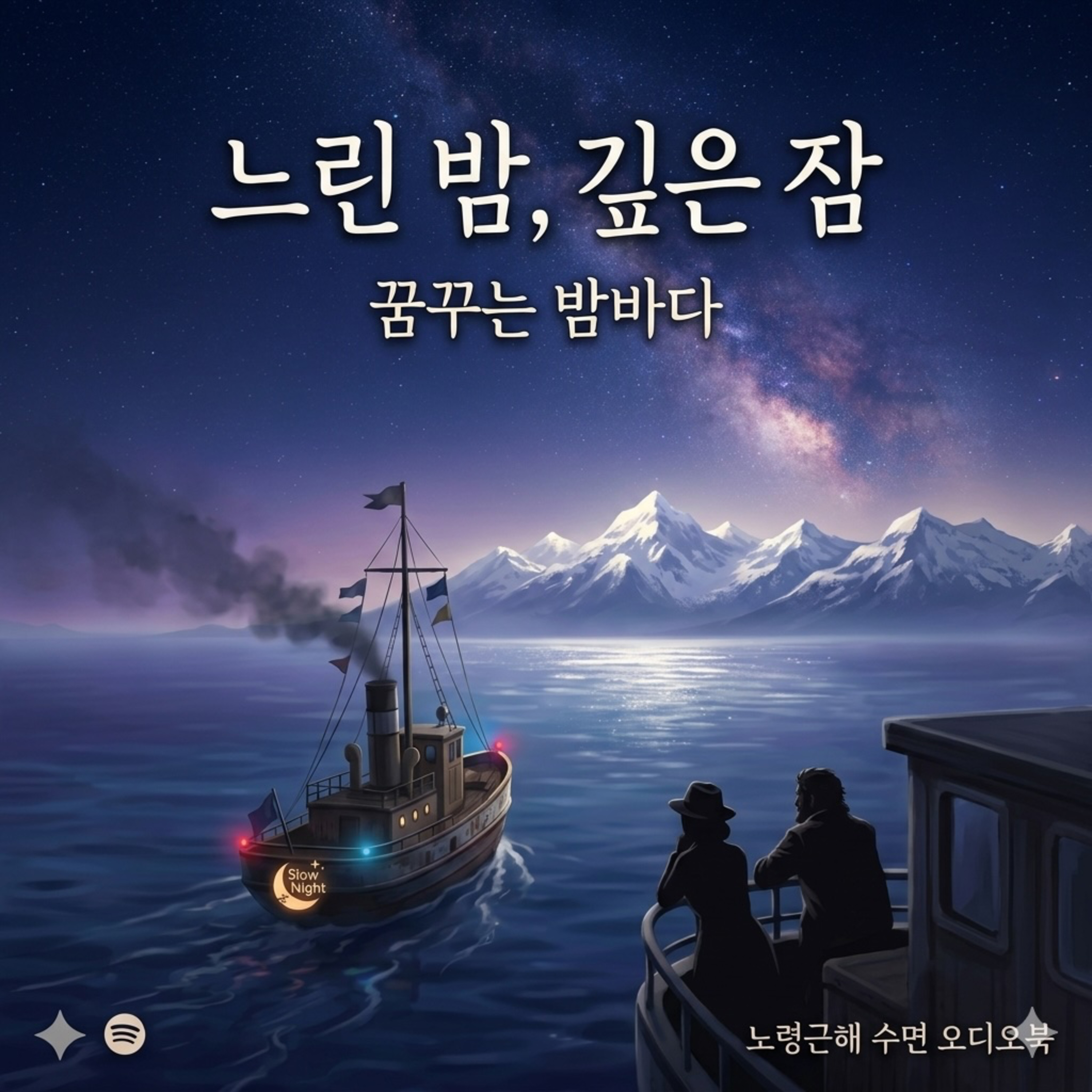🎧 [수면유도 오디오북] 밤바다를 항해하는 조용한 배 위에서 듣는 이야기 | 이효석 '노령근해' | 수면 낭독, 불면증 극복 episode artwork
