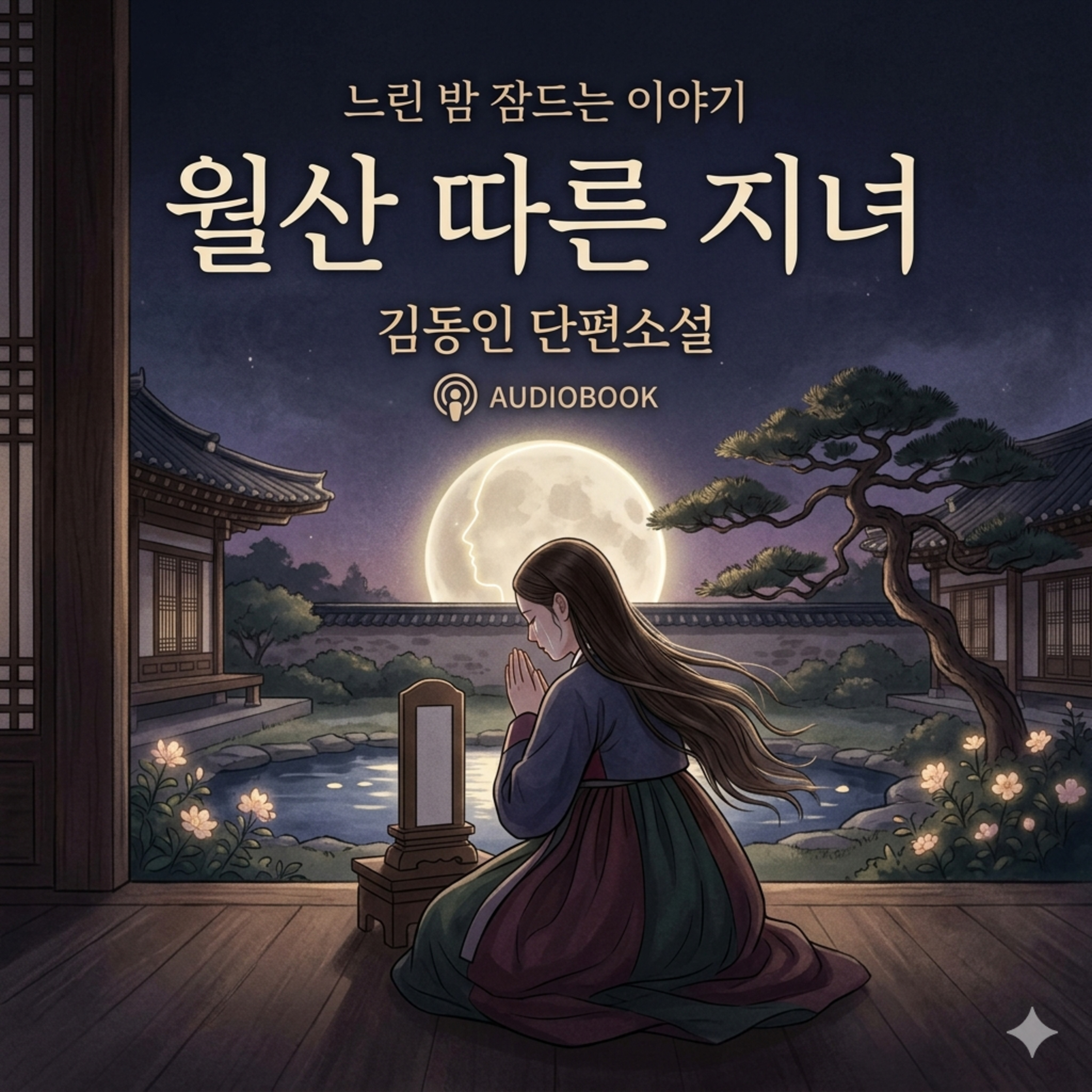 [수면유도/ASMR] 비극적 운명을 맞이한 조선 여인의 애달픈 옛이야기 | 김동인 '월산 따른 지녀' | 느린 밤 잠드는 이야기 episode artwork