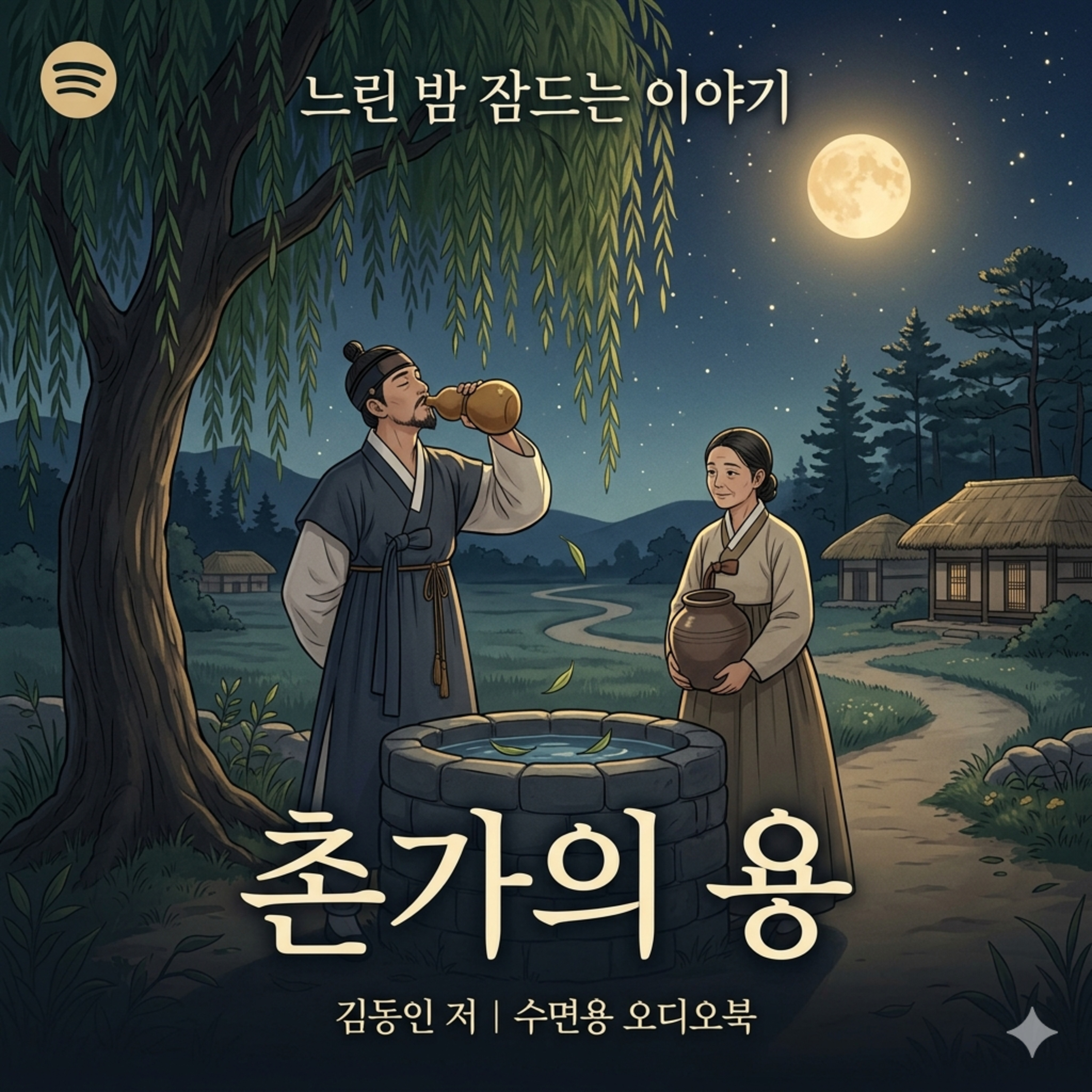 [수면용 오디오북] 쫓기는 선비와 지혜로운 여인 | 김동인 '촌가의 용' | 잠 잘 오는 옛날이야기 ASMR episode artwork