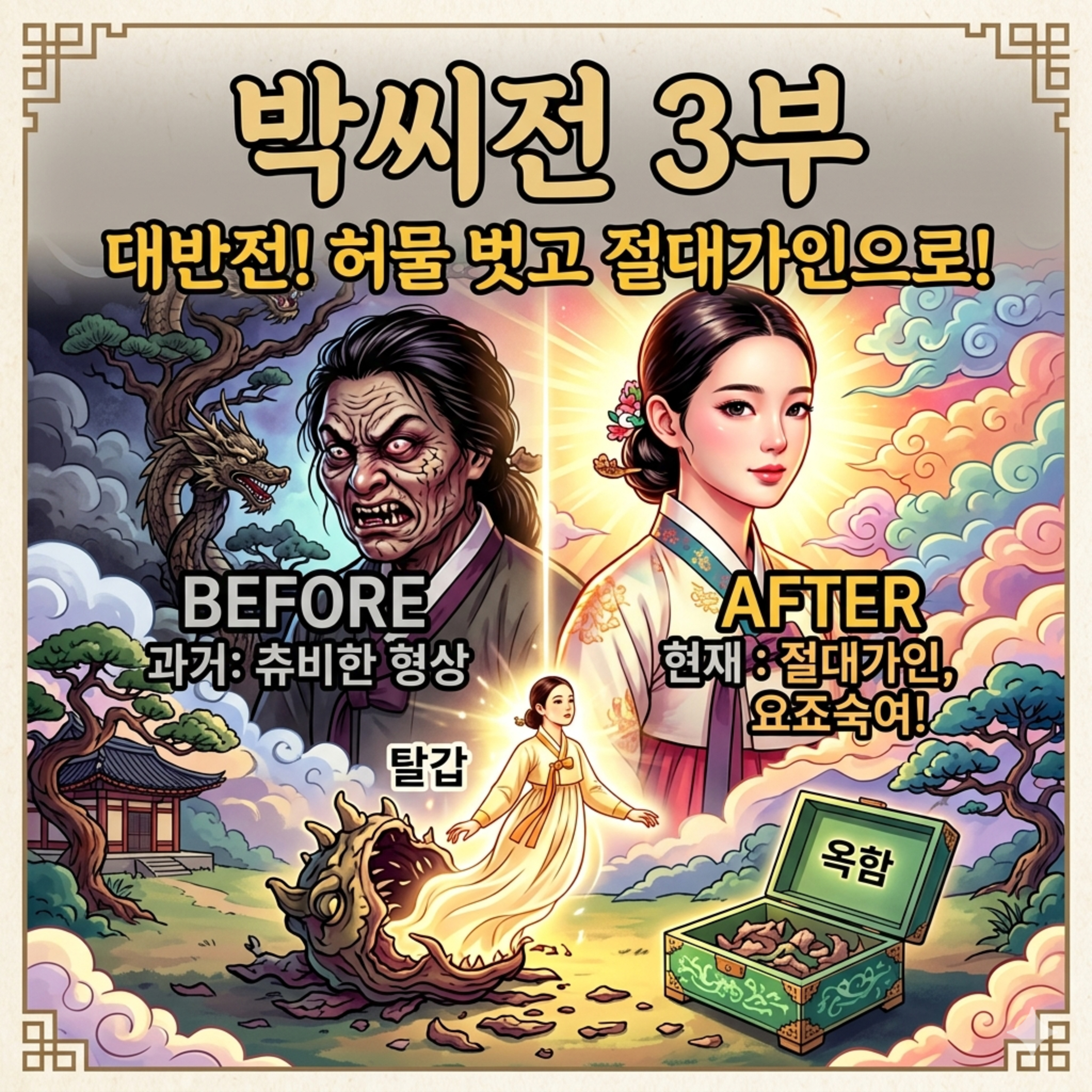 [수면 낭독] 허물을 벗고 본연의 빛을 찾다 | 고전소설 《박씨전》 3부 | 옛날 이야기 ASMR, 잠자리 동화, 수면 유도 episode artwork