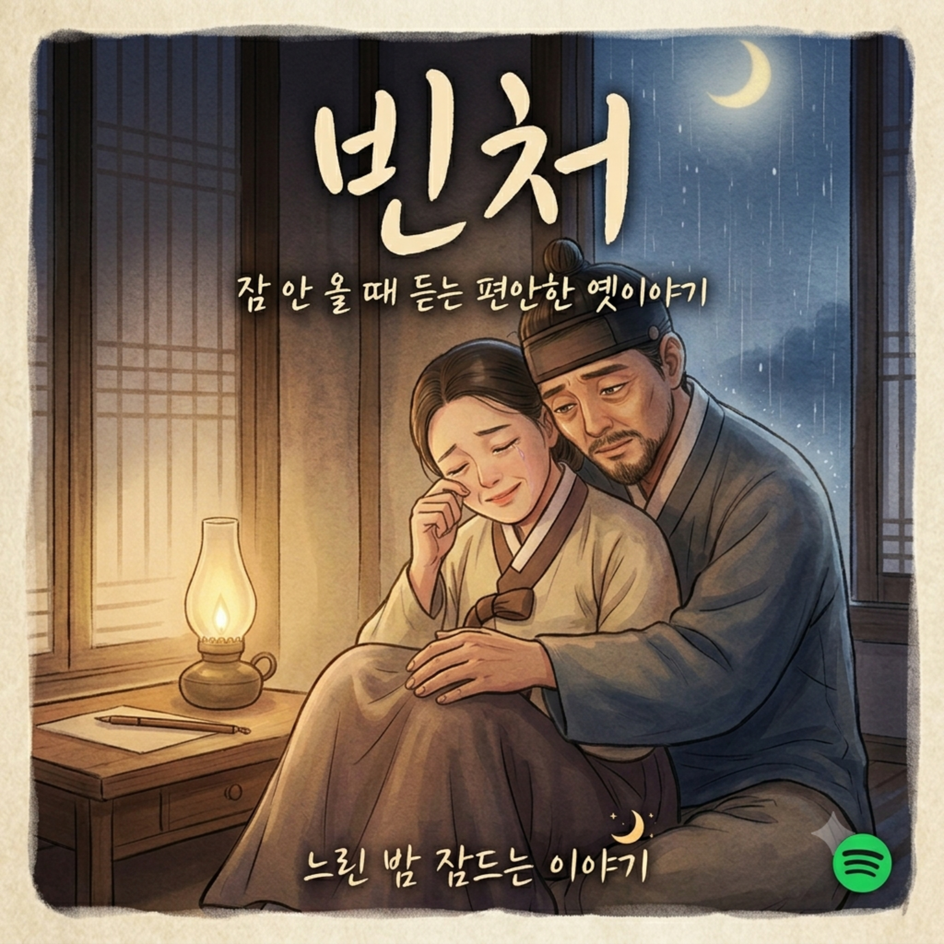 [수면 낭독] 잠 안 올 때 듣는 편안한 옛이야기 📖 현진건 '빈처' | 수면 유도 ASMR | 느린 밤 잠드는 이야기 episode artwork