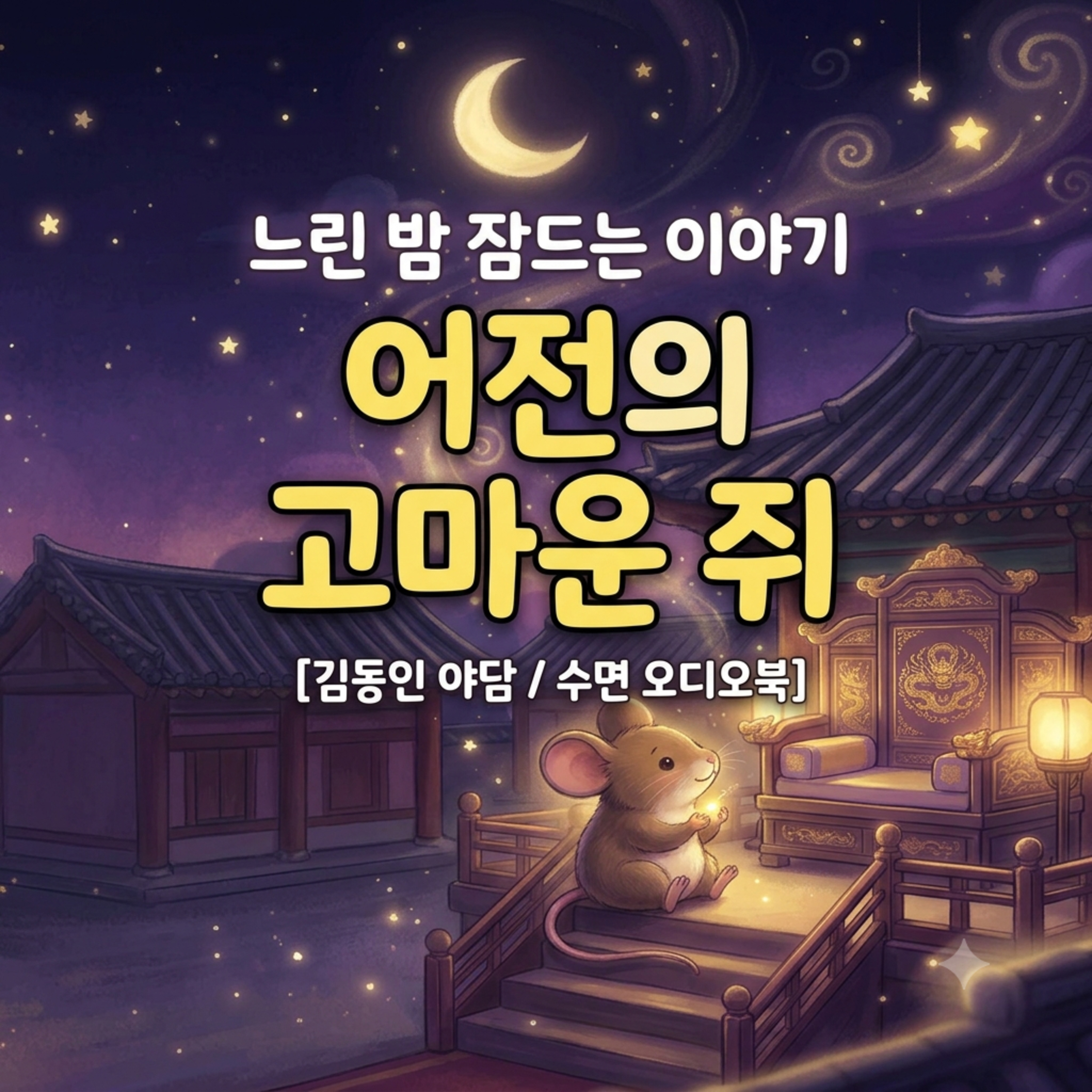 [수면 오디오북] 십구 년의 긴 밤을 견뎌낸 지혜, 어전의 고마운 쥐 (김동인 야담) episode artwork