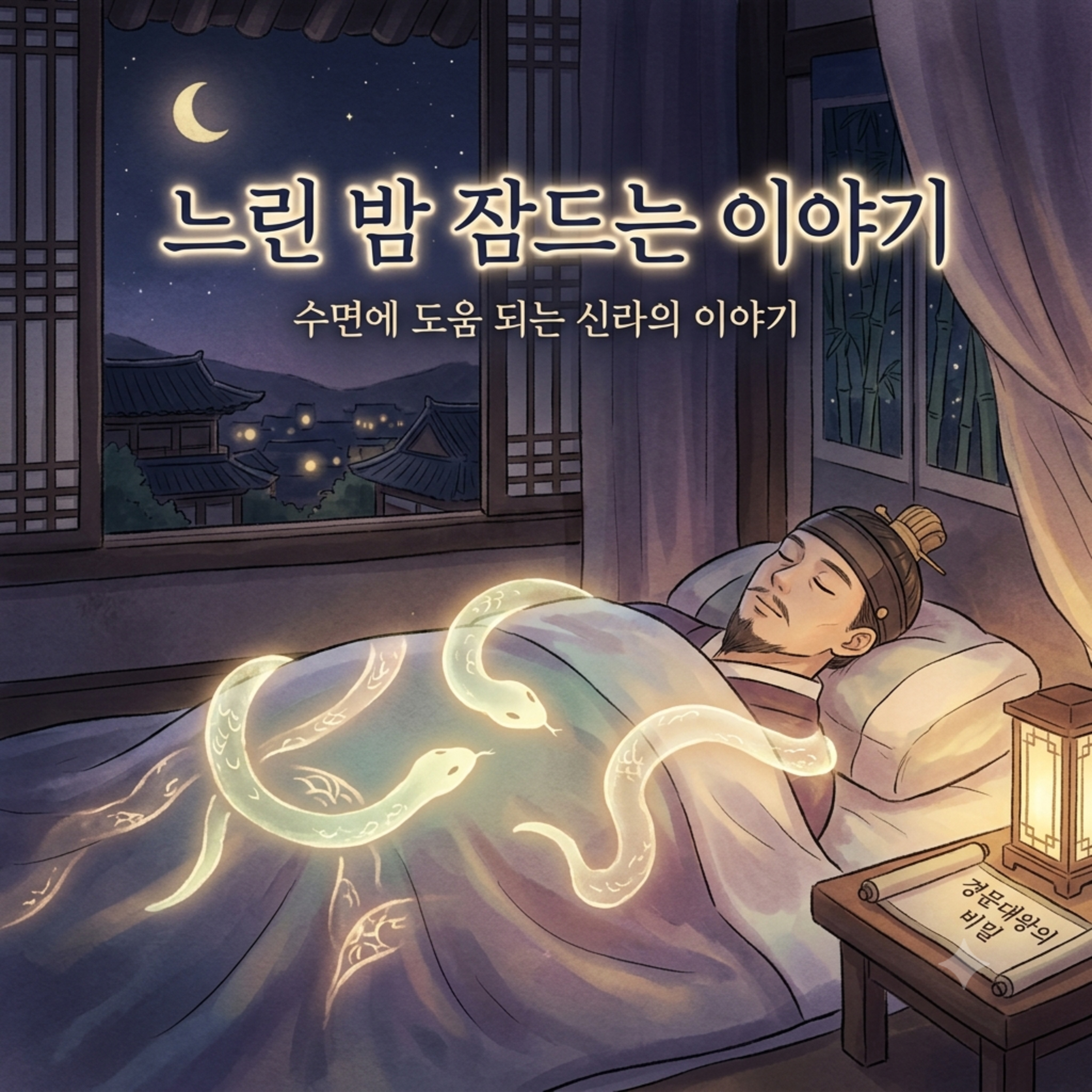 [수면 낭독] 밤마다 뱀을 덮고 자던 임금님과 동해 용의 비밀 | 신라 기담 5편 episode artwork
