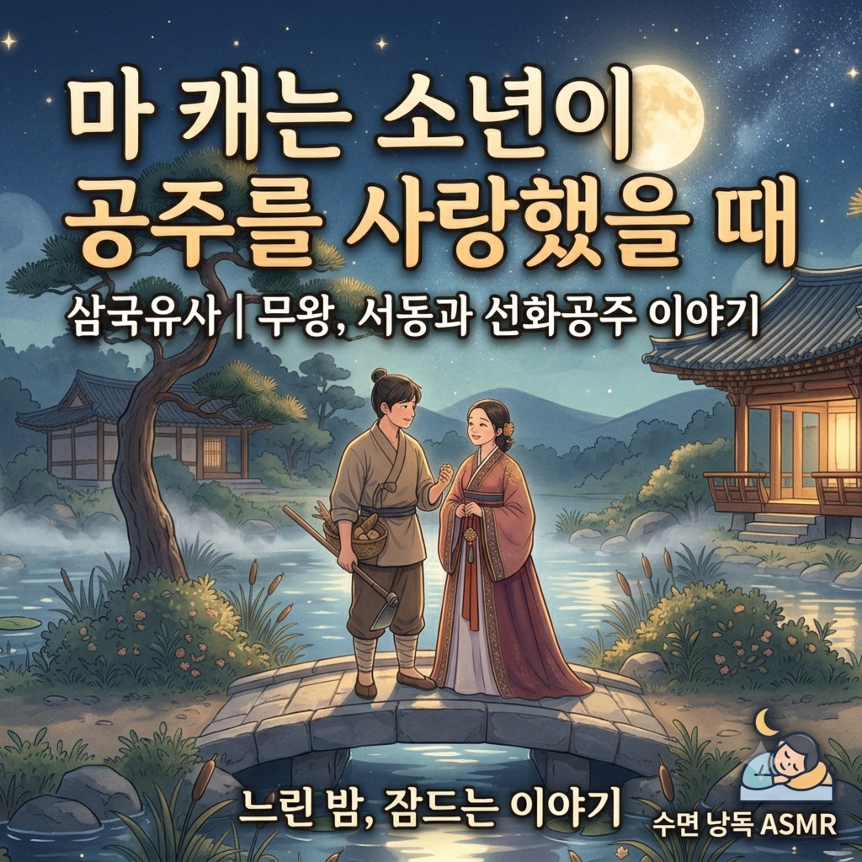 [월요 수면 낭독][삼국유사] 천 년 전 신라와 백제의 이야기, 경애왕·김부대왕·무왕 📜 편안한 낭독 ASMR episode artwork