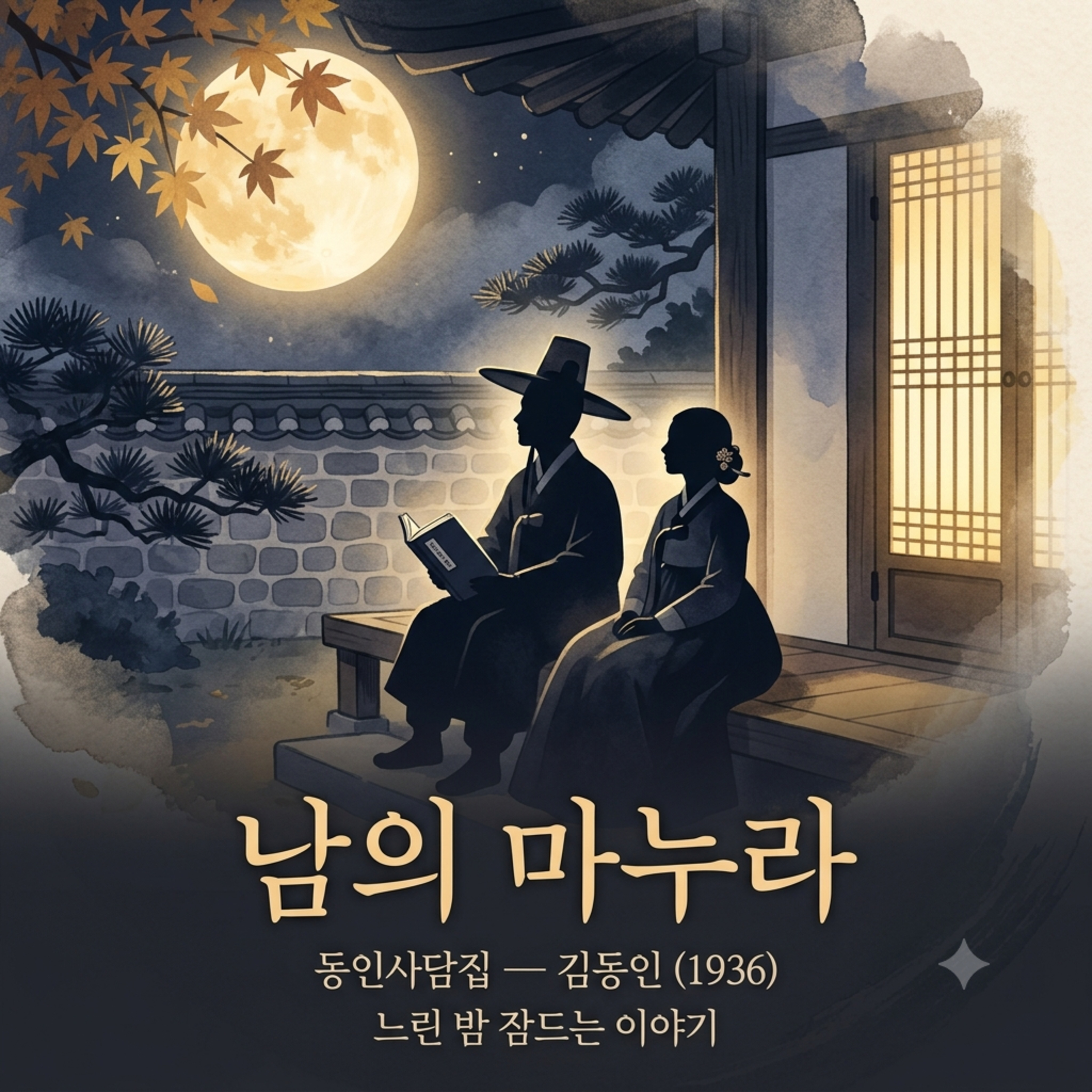 [목요 수면 낭독] 첫날밤 남의 아내와 동침한 새신랑의 기막힌 사연 🌙 | 김동인 '남의 마누라' | 오디오북, 옛날이야기 episode artwork