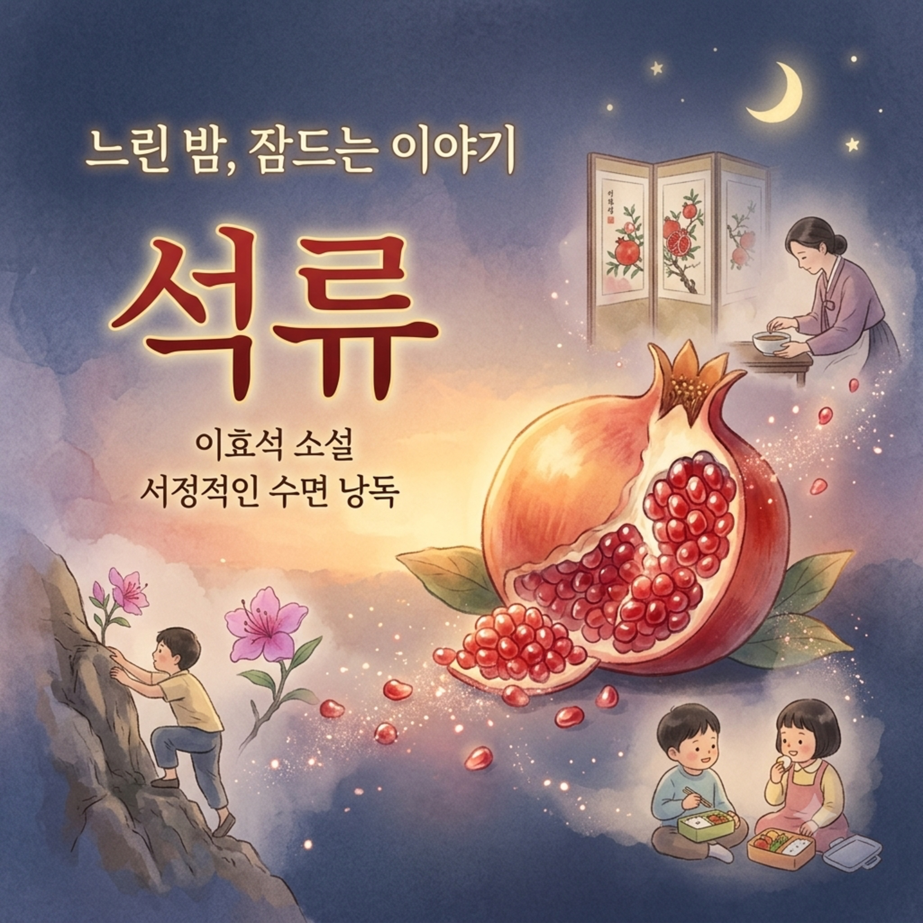 [금요 수면 낭독] 이효석 '석류' | 잠들기 전 듣는 근대문학 (1936) episode artwork