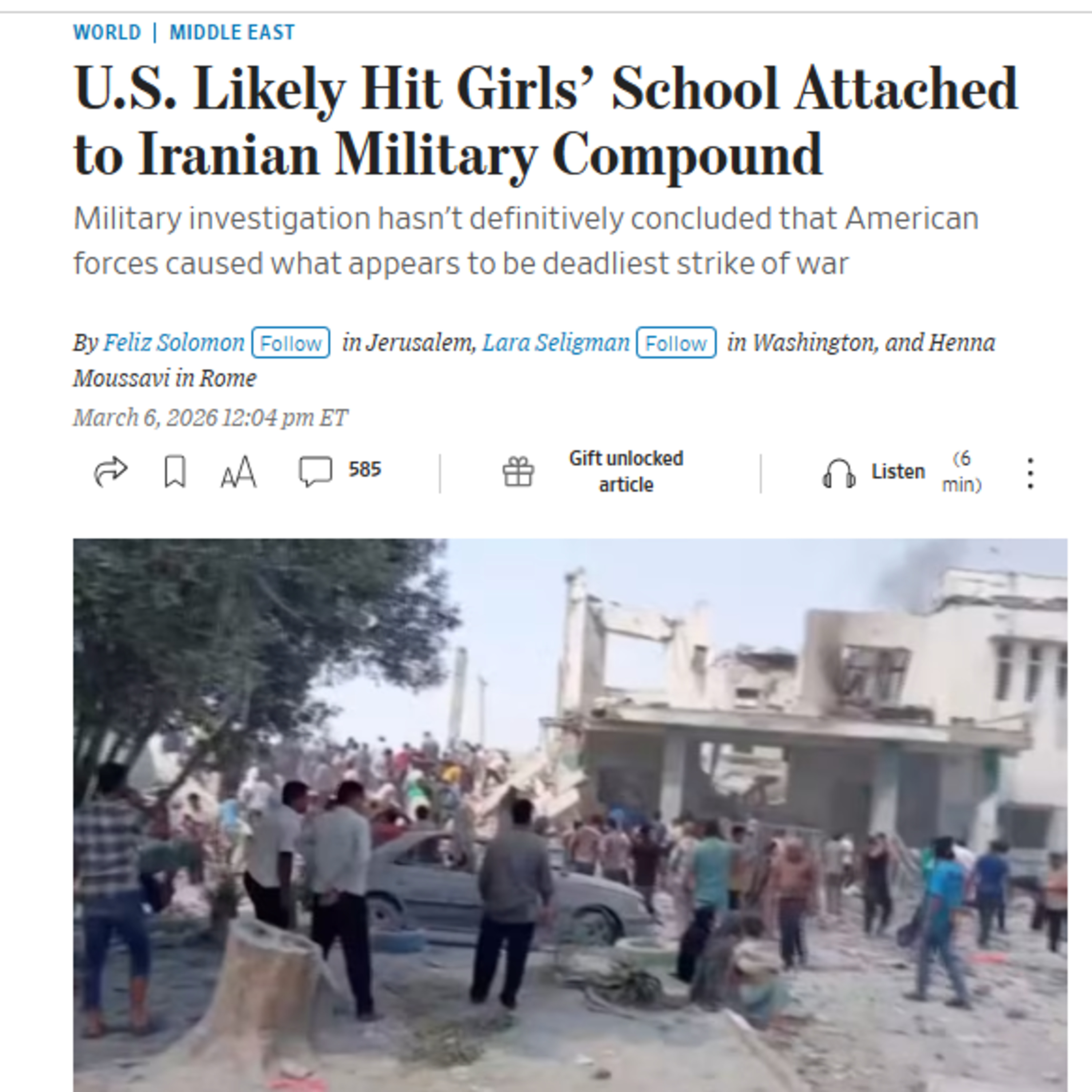 美軍空襲伊朗小學？解析《華爾街日報》 報導背後的情報失誤與現代戰爭的「精準」迷思 episode artwork