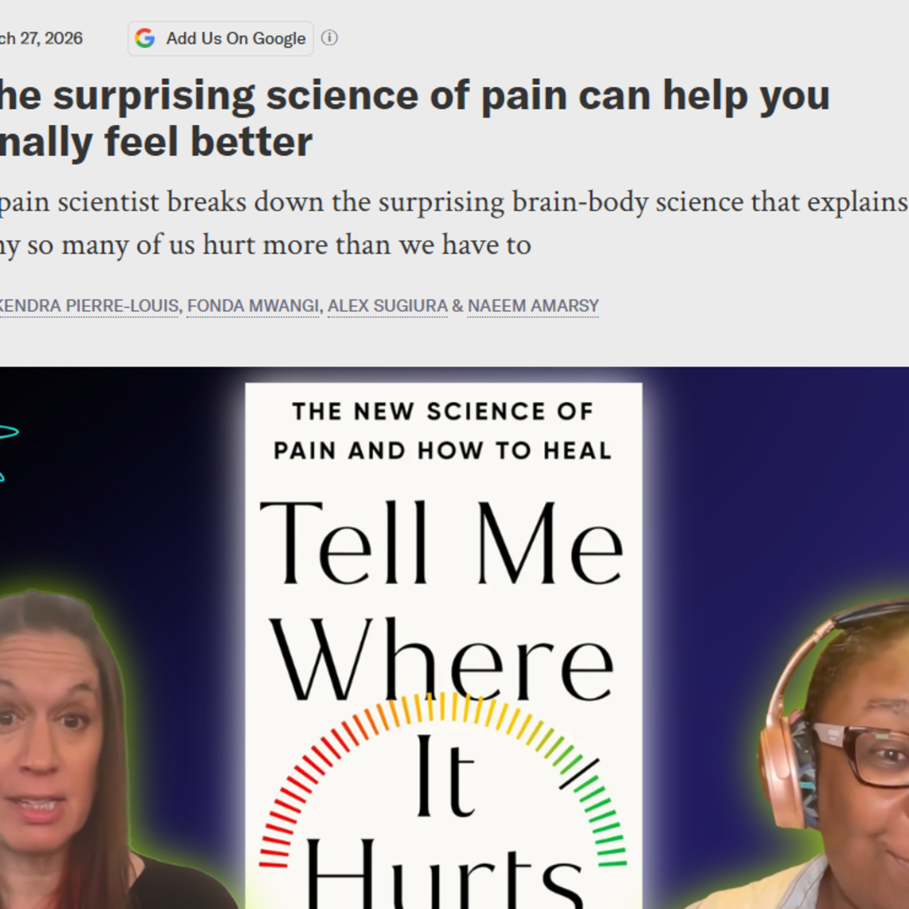 【科學人雜誌】疼痛其實是大腦建構的錯覺？破解慢性疼痛與幻肢痛的真實科學 episode artwork