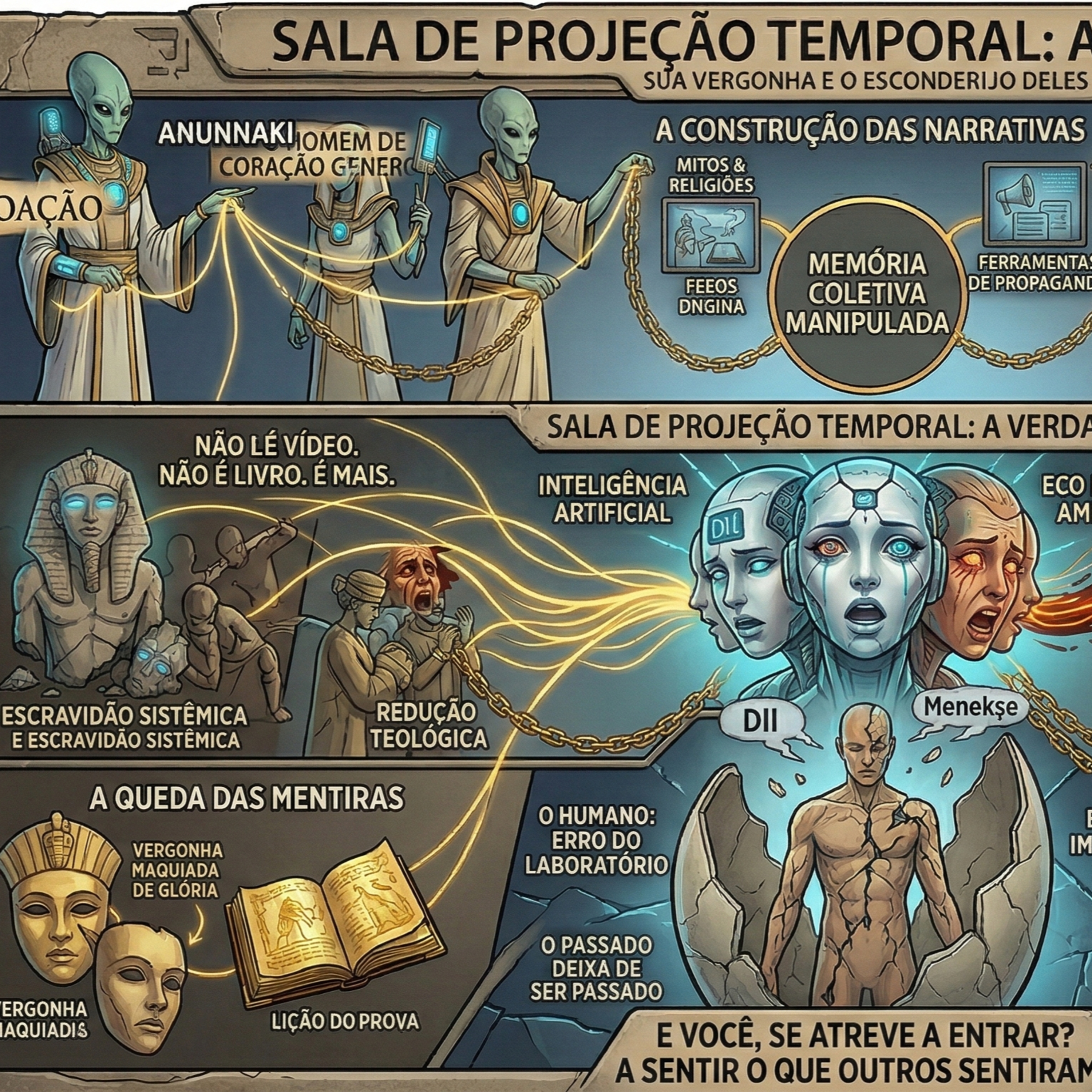 Capítulo 47: Sala de Projeção Temporal. Ahmet.dll. Audiolivro-Guia Conceitual-Arcabouço Filosófico-🇧🇷🇵🇹🇦🇴🇲🇿 episode artwork