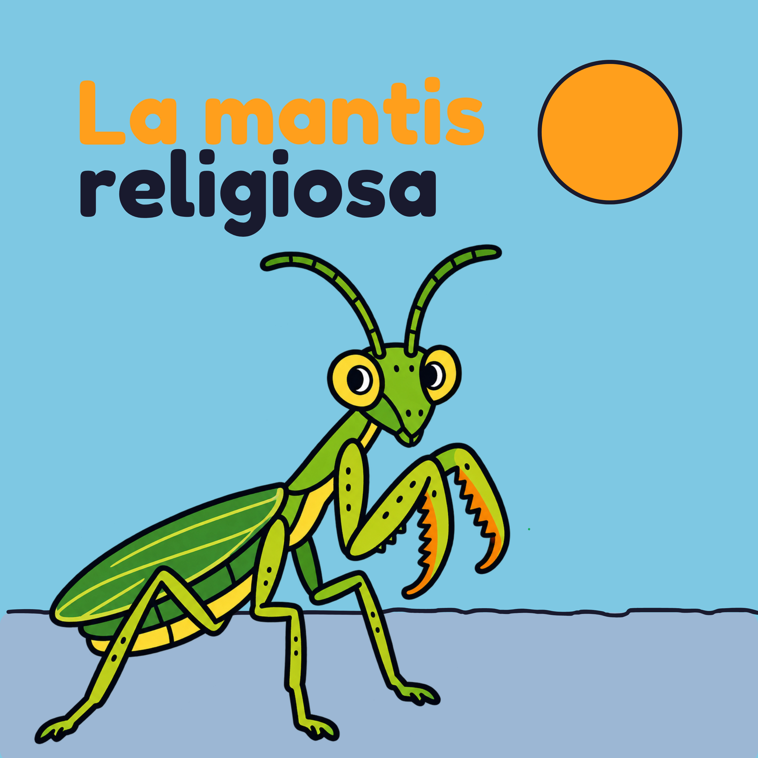 La Mantis Religiosa: La Cazadora que Gira la Cabeza | Insectos para Niños en Español