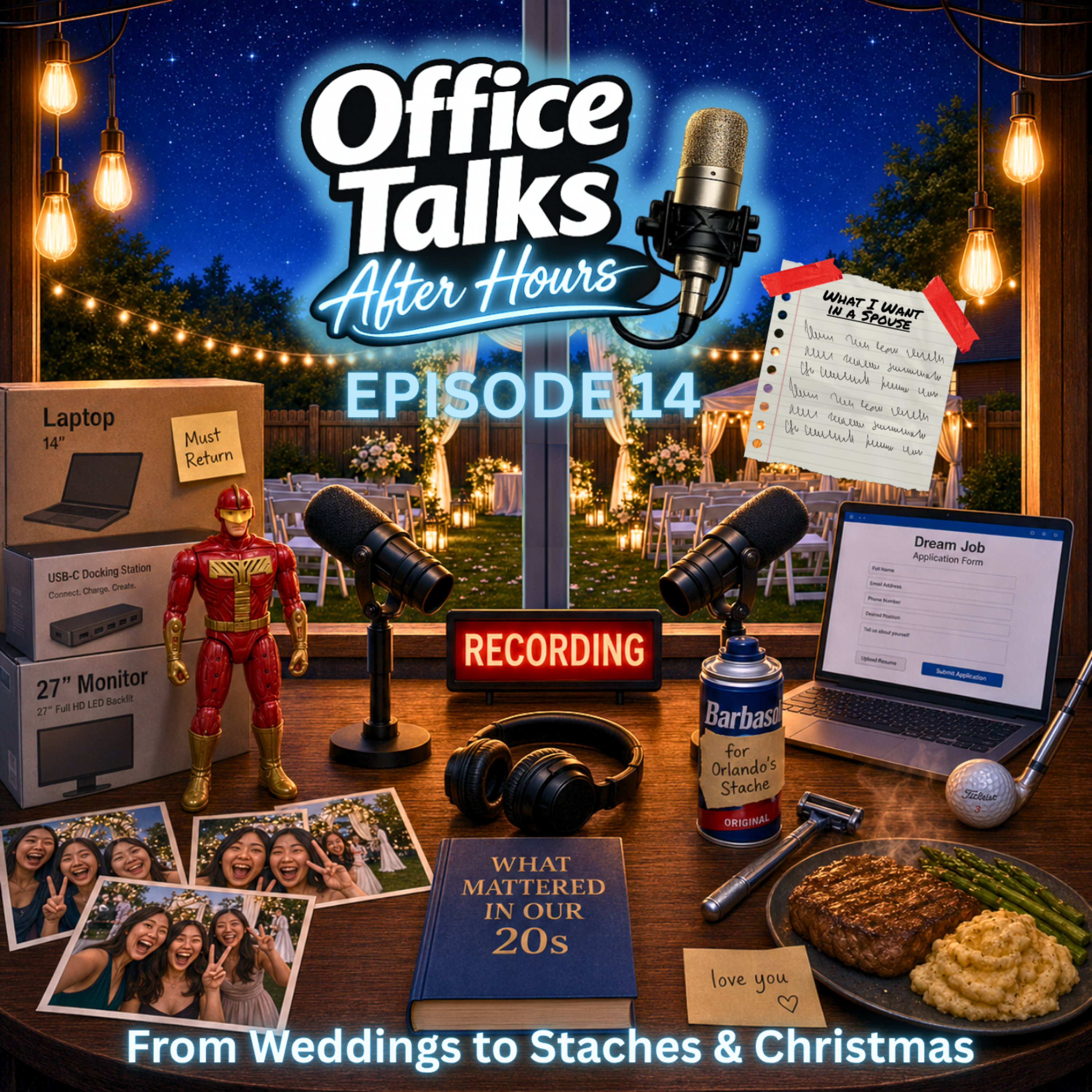 From Weddings to Staches & Christmas episode artwork