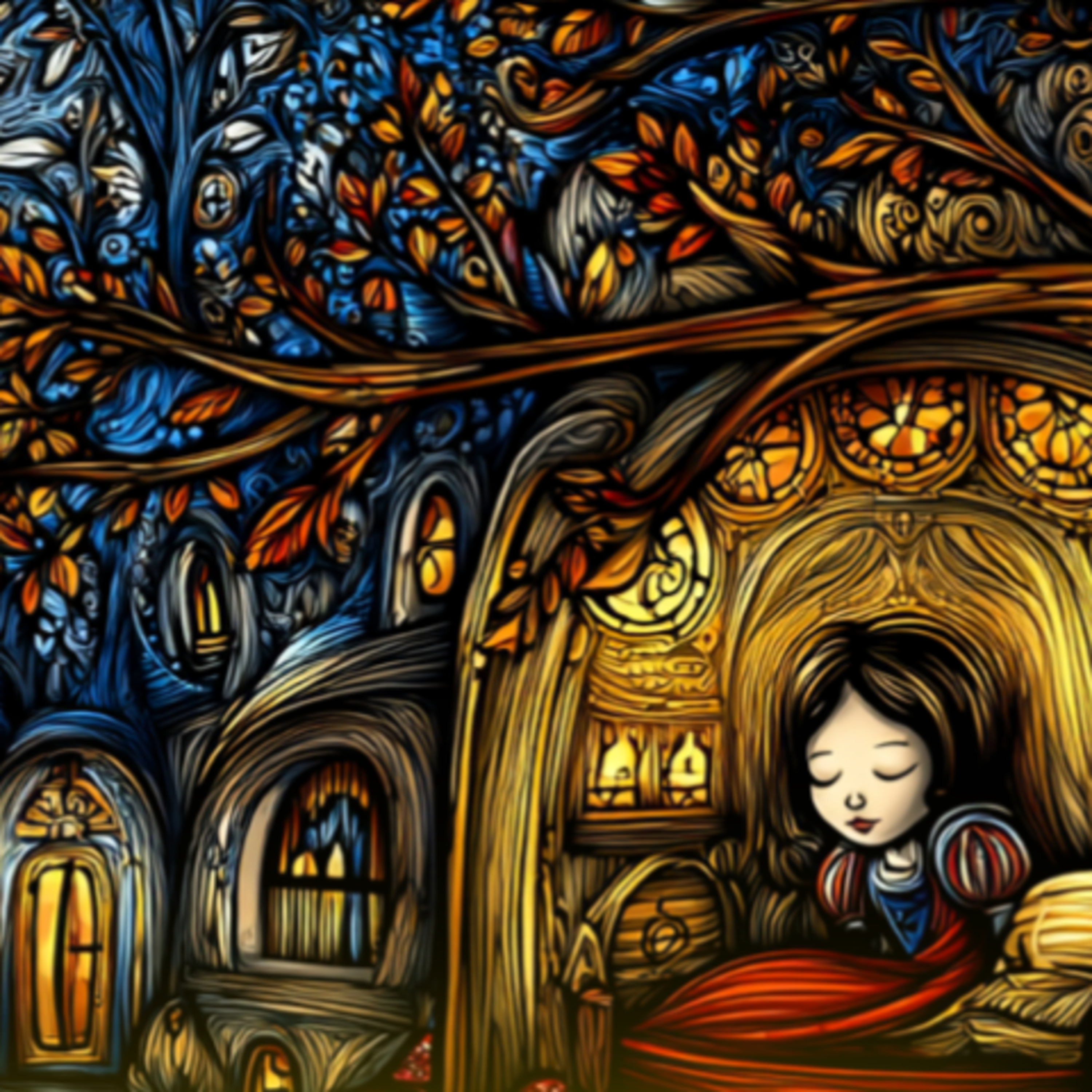 Zuflucht in Schneewittchens Waldhütte 🌲 Deine sichere Einschlafgeschichte (Nur Stimme) episode artwork