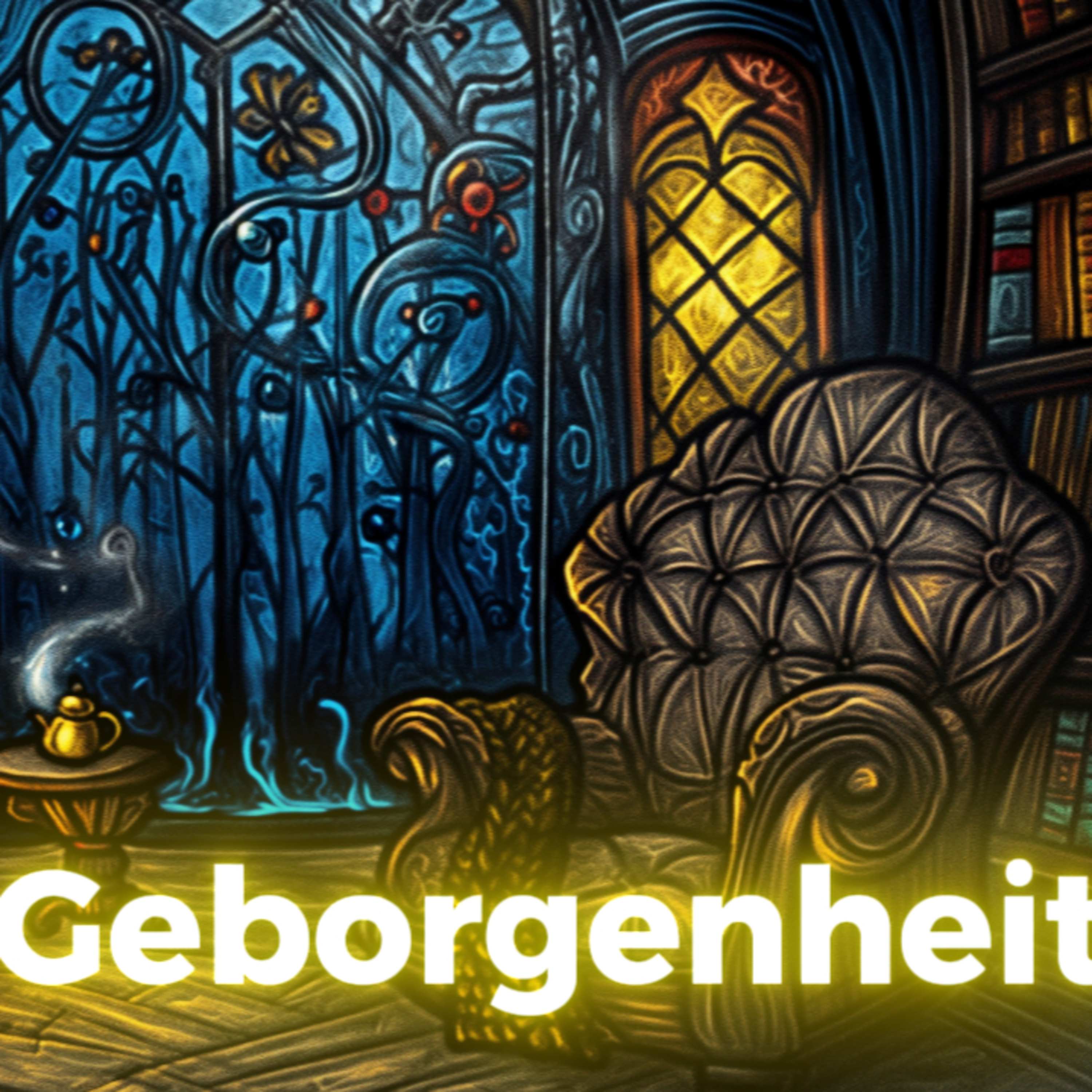 Die alte Bibliothek im Herbststurm ⛈️ Gedanken stoppen & sanft einschlafen (Nur Stimme) episode artwork