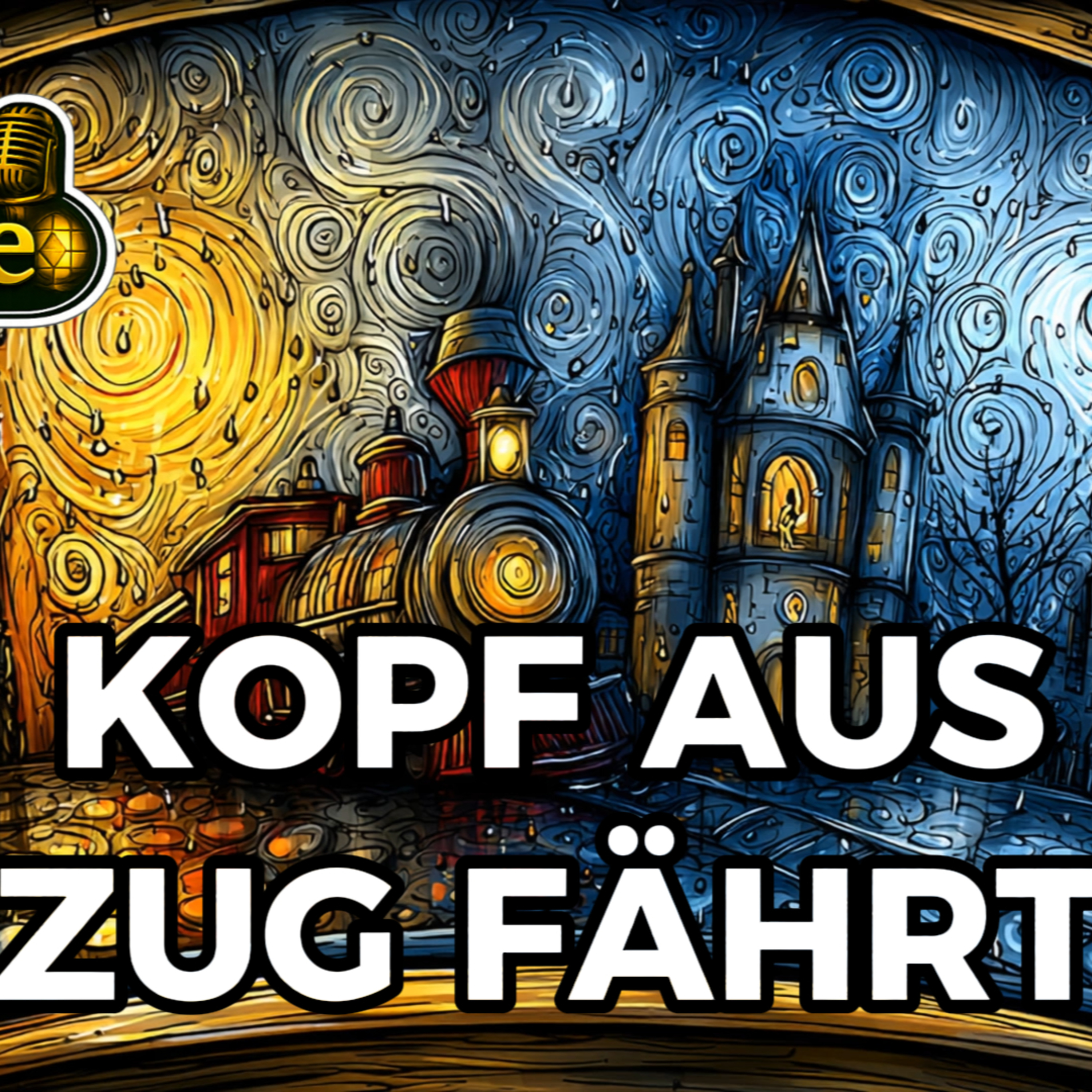 Zugfahrt im Schneesturm 🚂 Gedanken stoppen & tief Einschlafen ASMR (Nur Stimme, danach Zug Rattern) episode artwork