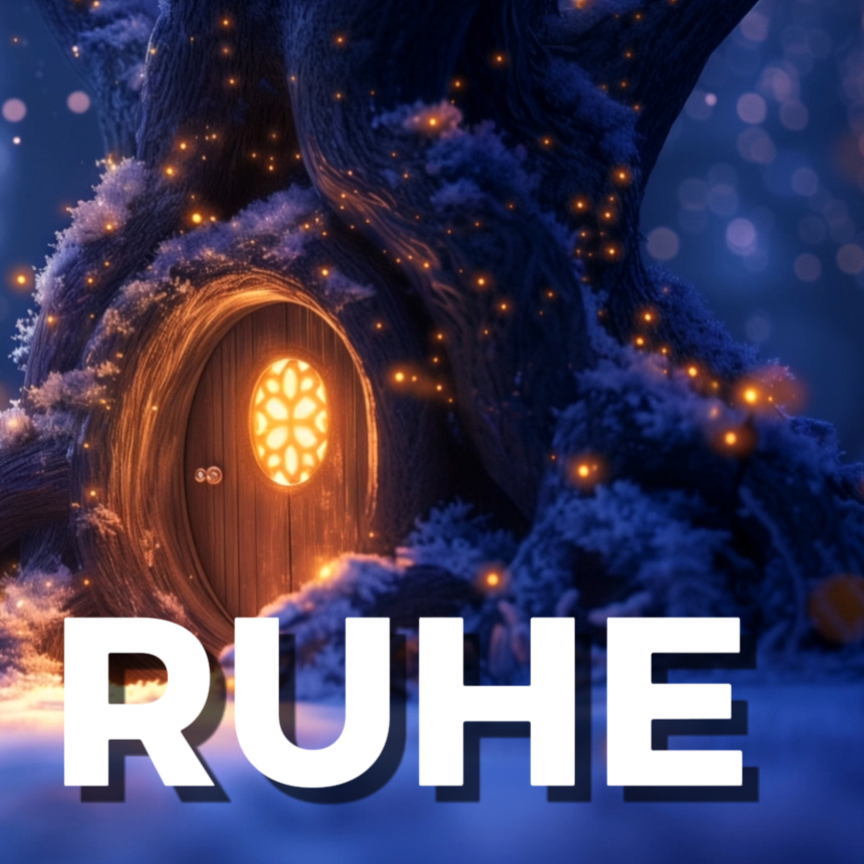 Innere Unruhe stoppen: 10 Stunden Einschlafhilfe | Traumreise & lange Braunes Rauschen ✨ Nur Stimme episode artwork
