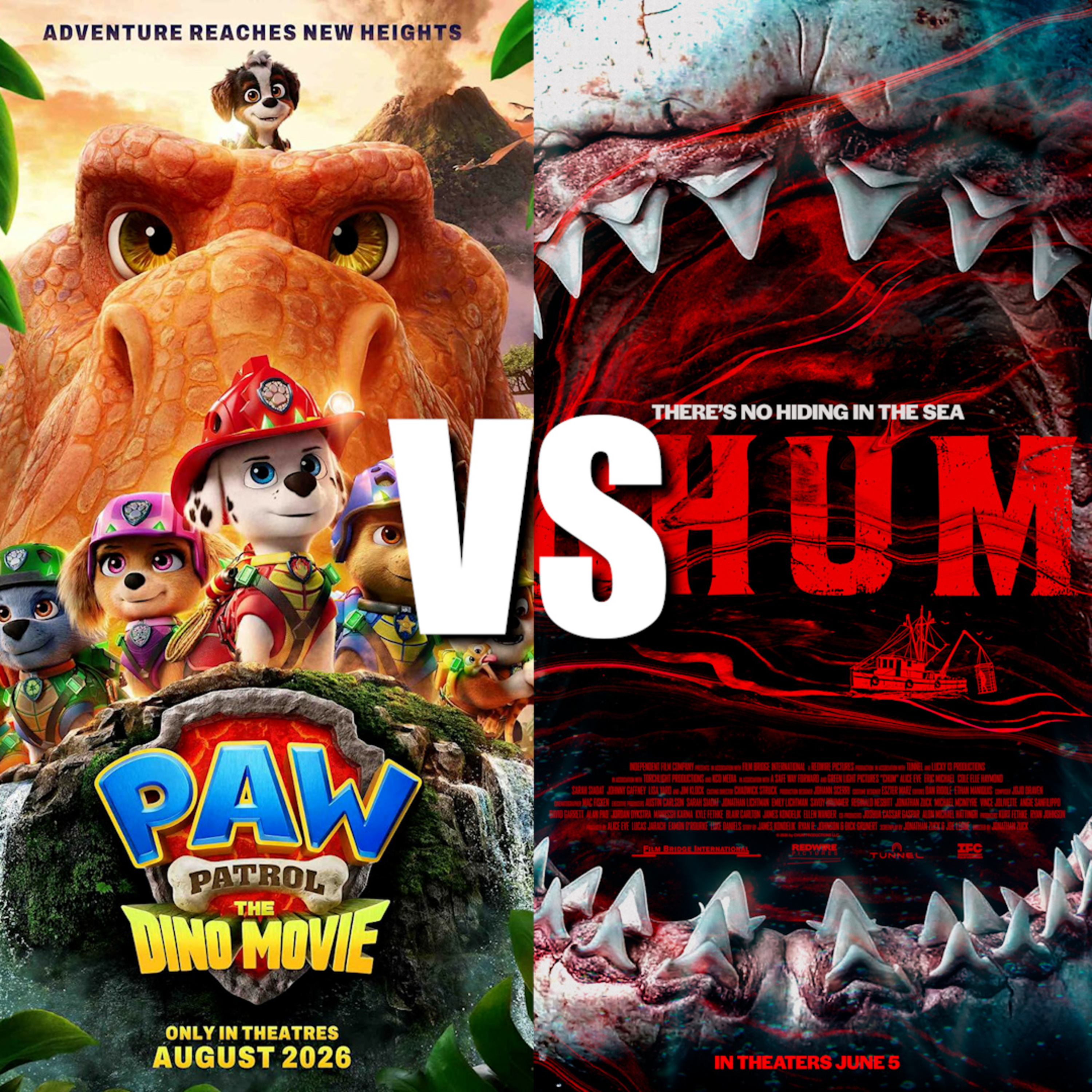 Paw Patrol : The Dino Movie VS CHUM