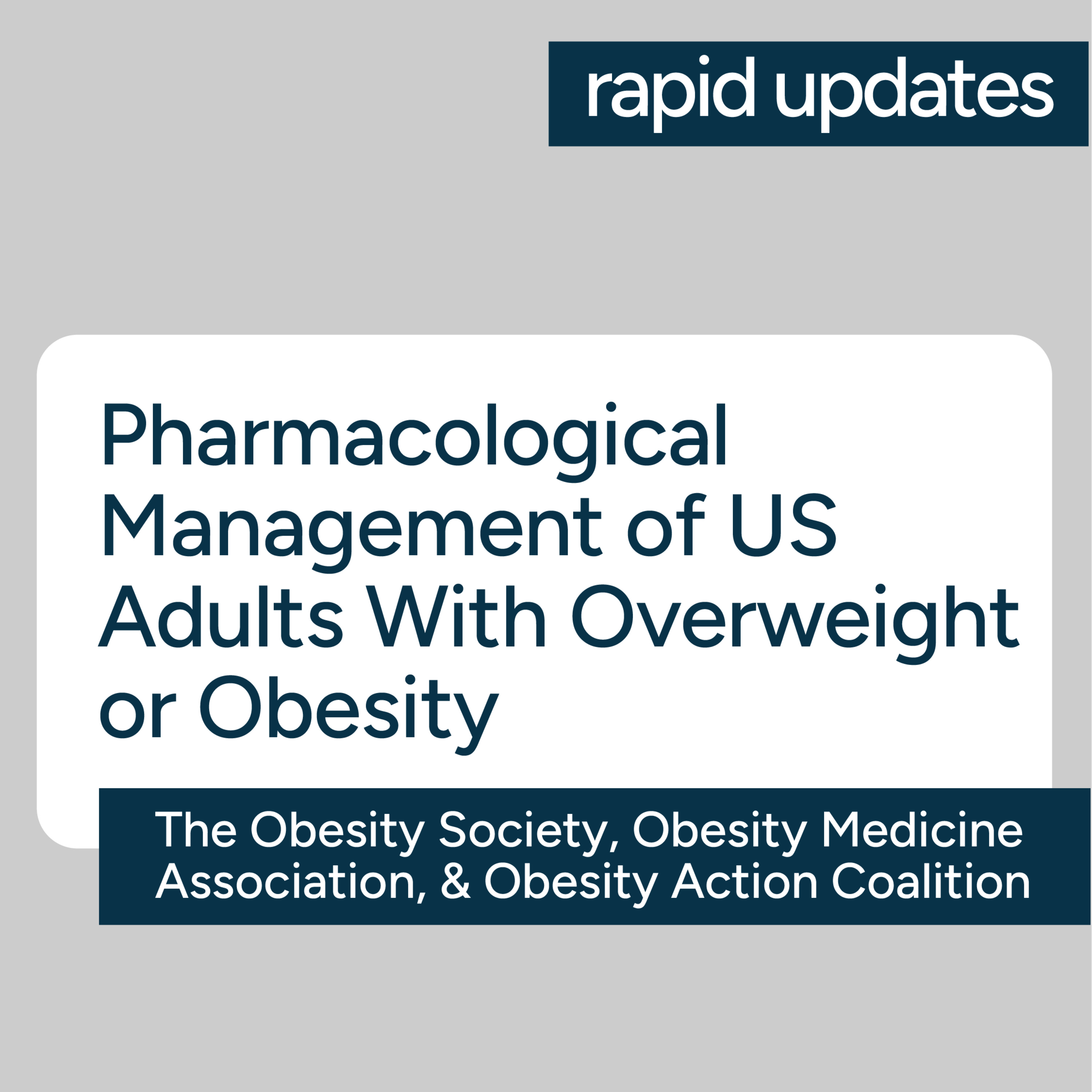 TOS/OMA/OAC Pharmacological Management of US Adults With Overweight or Obesity 2026 Recommendations episode artwork