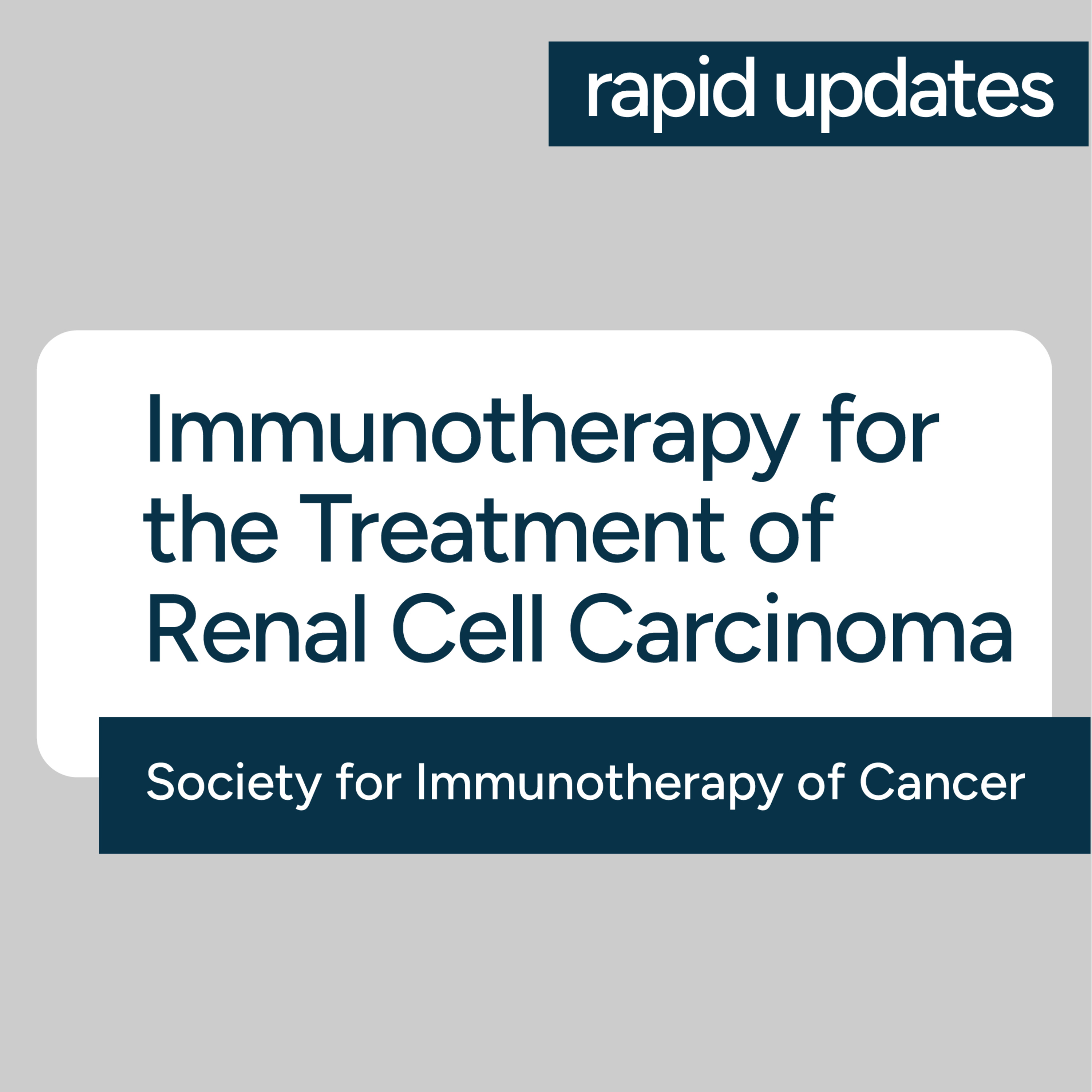 SITC Immunotherapy for the Treatment of Renal Cell Carcinoma 2026 Guideline – Key Recommendations  episode artwork