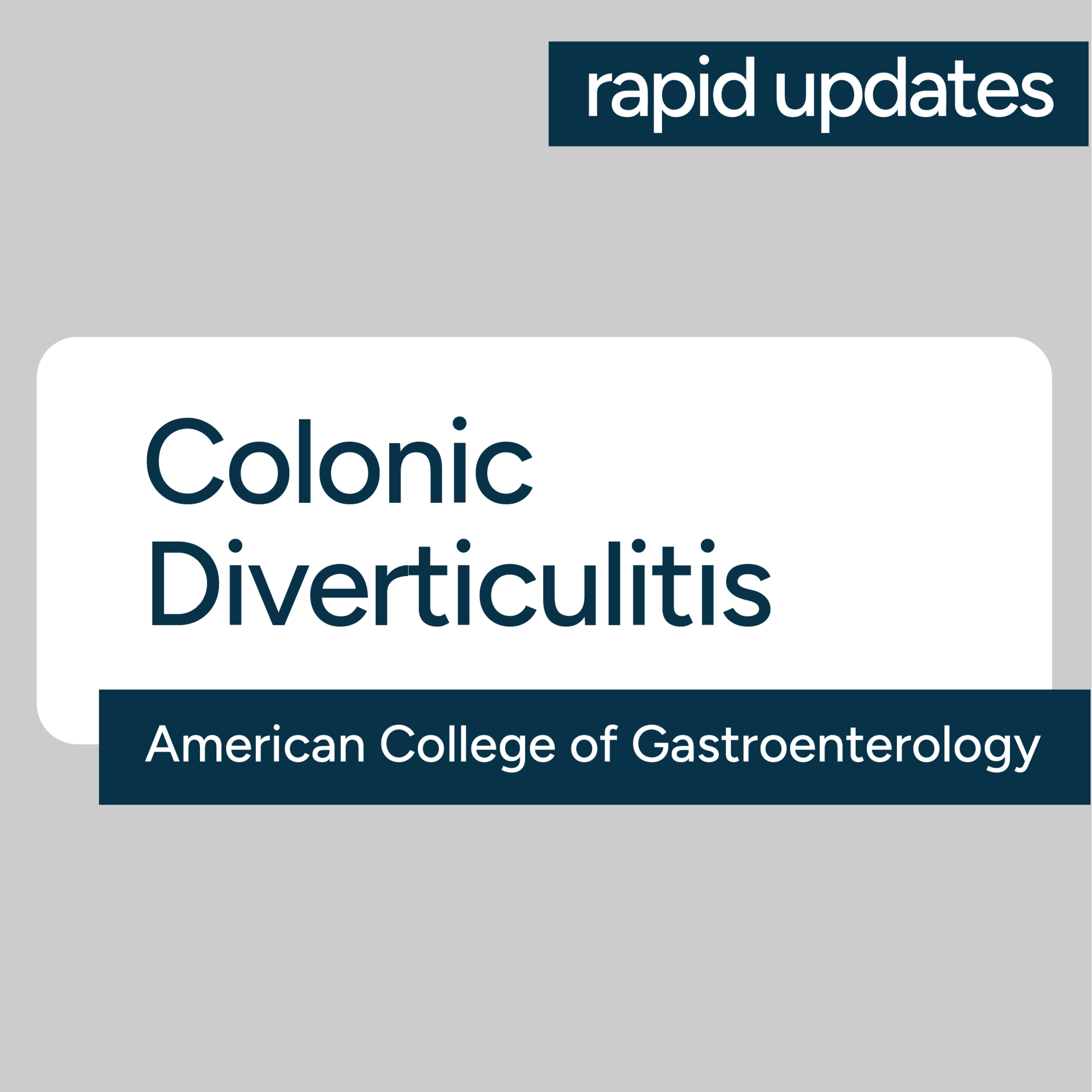 ACG Colonic Diverticulitis 2026 Guideline - Key Highlights for antibiotics, lifestyle changes & more episode artwork