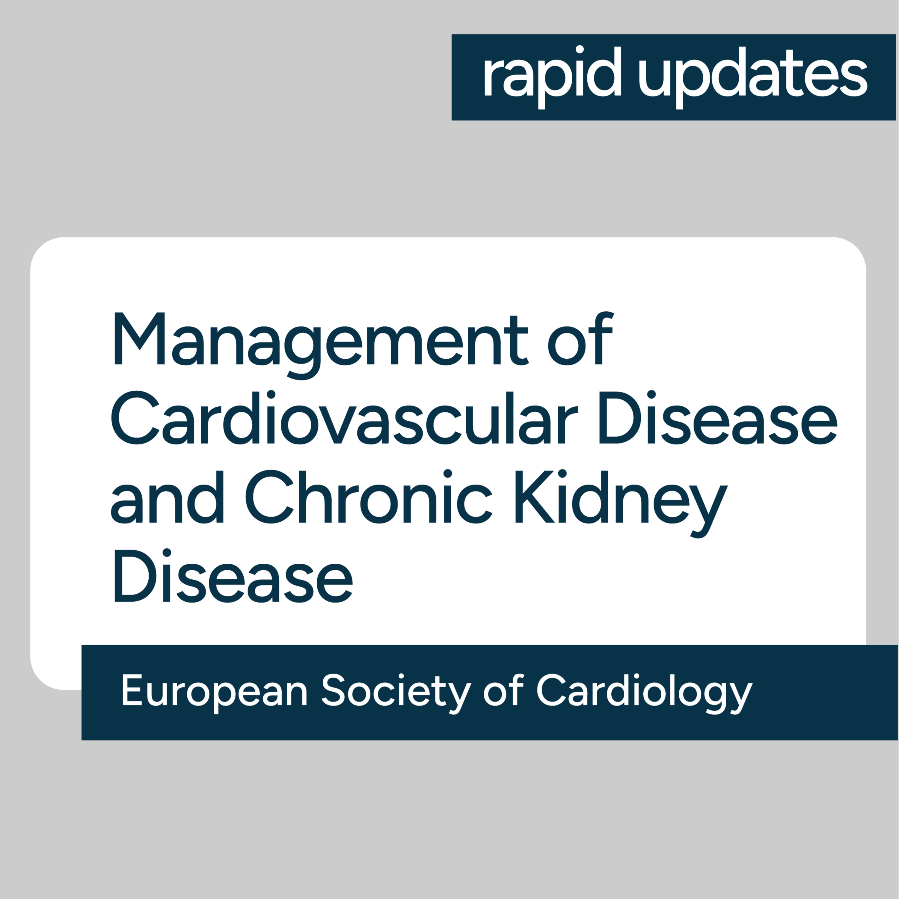 ESC Management of Cardiovascular Disease and Chronic Kidney Disease 2026 Guideline  episode artwork