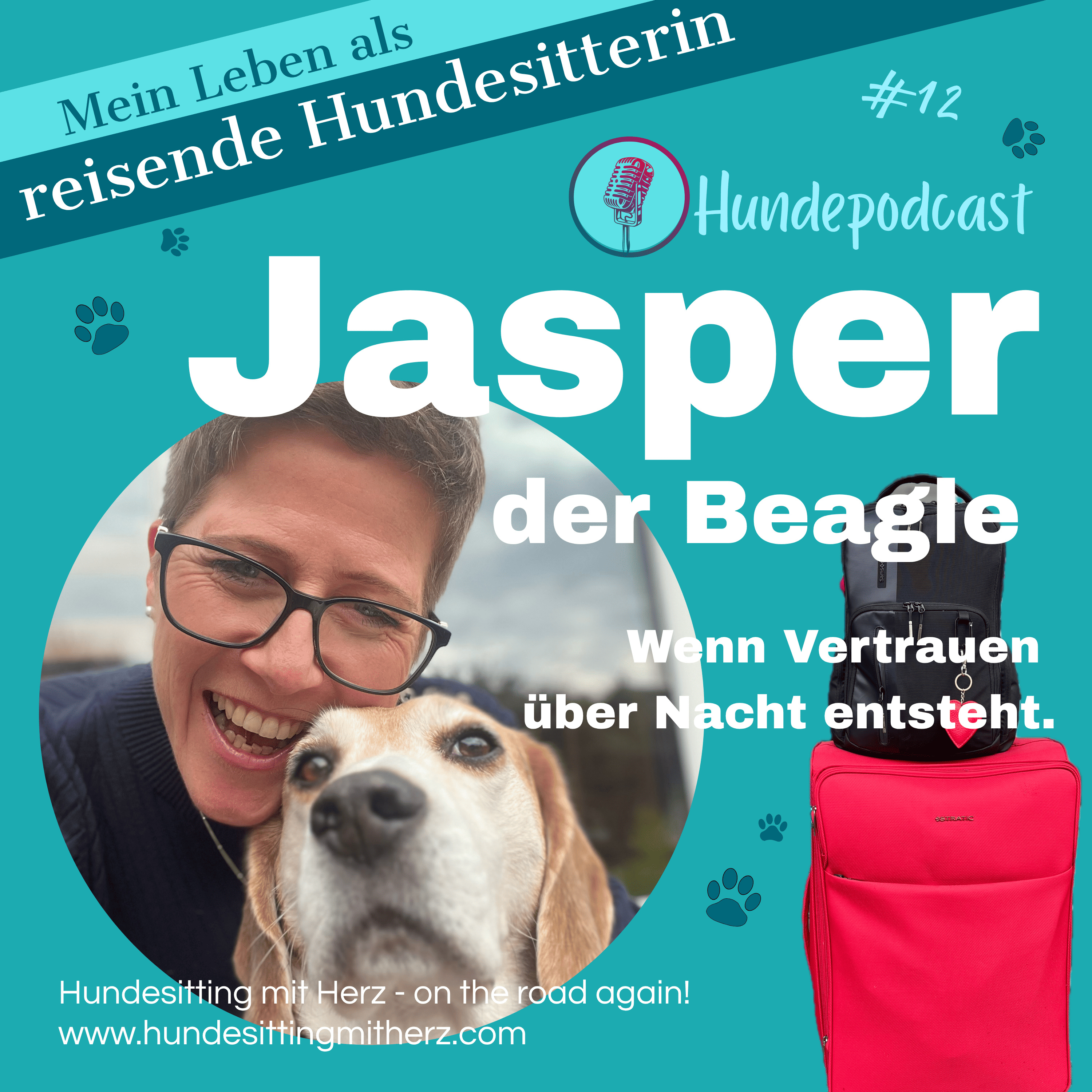#12 Jasper, der Beagle. Wenn Vertrauen über Nacht entsteht. Hundepodcast. episode artwork