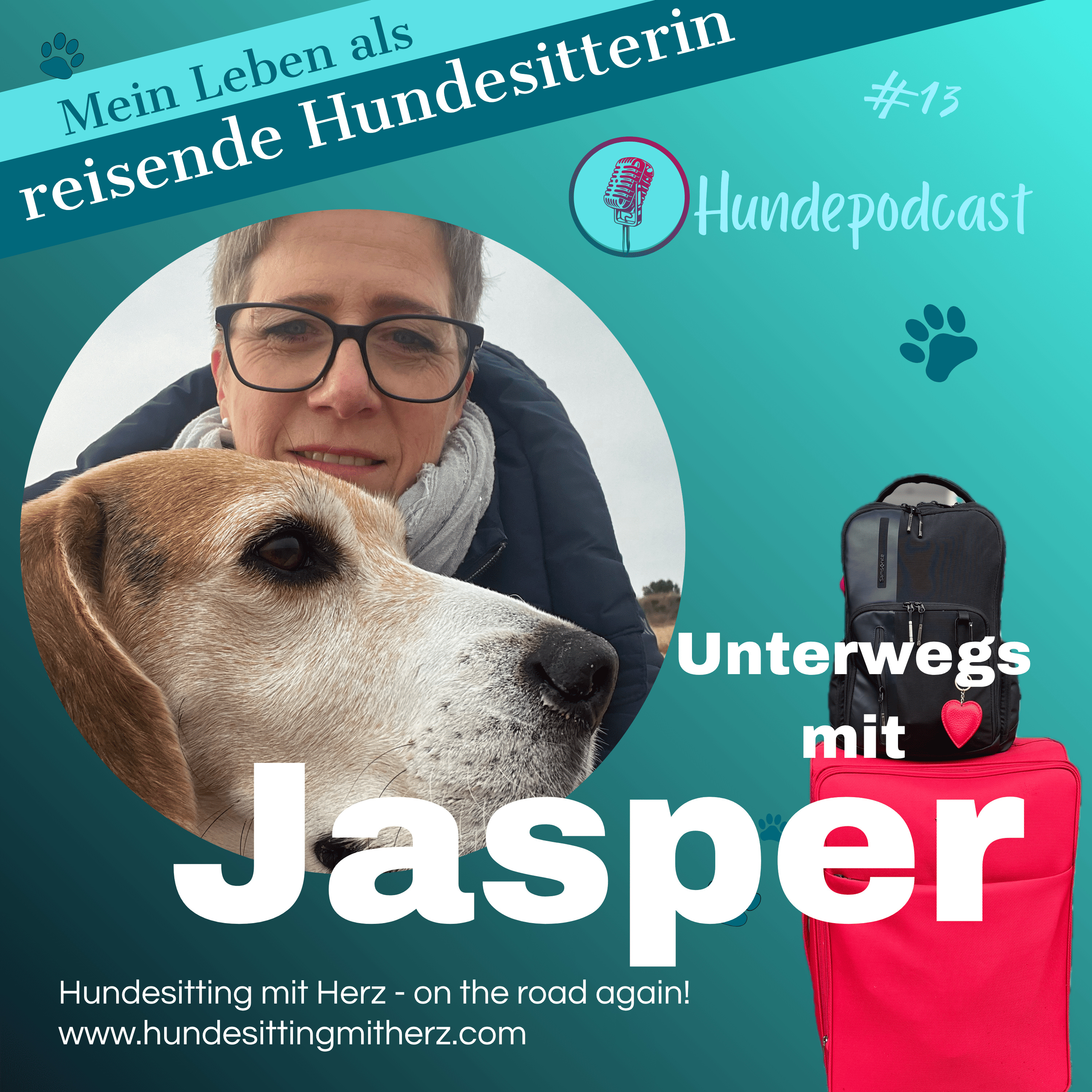 #13 Unterwegs mit Jasper. Hundepodcast. episode artwork