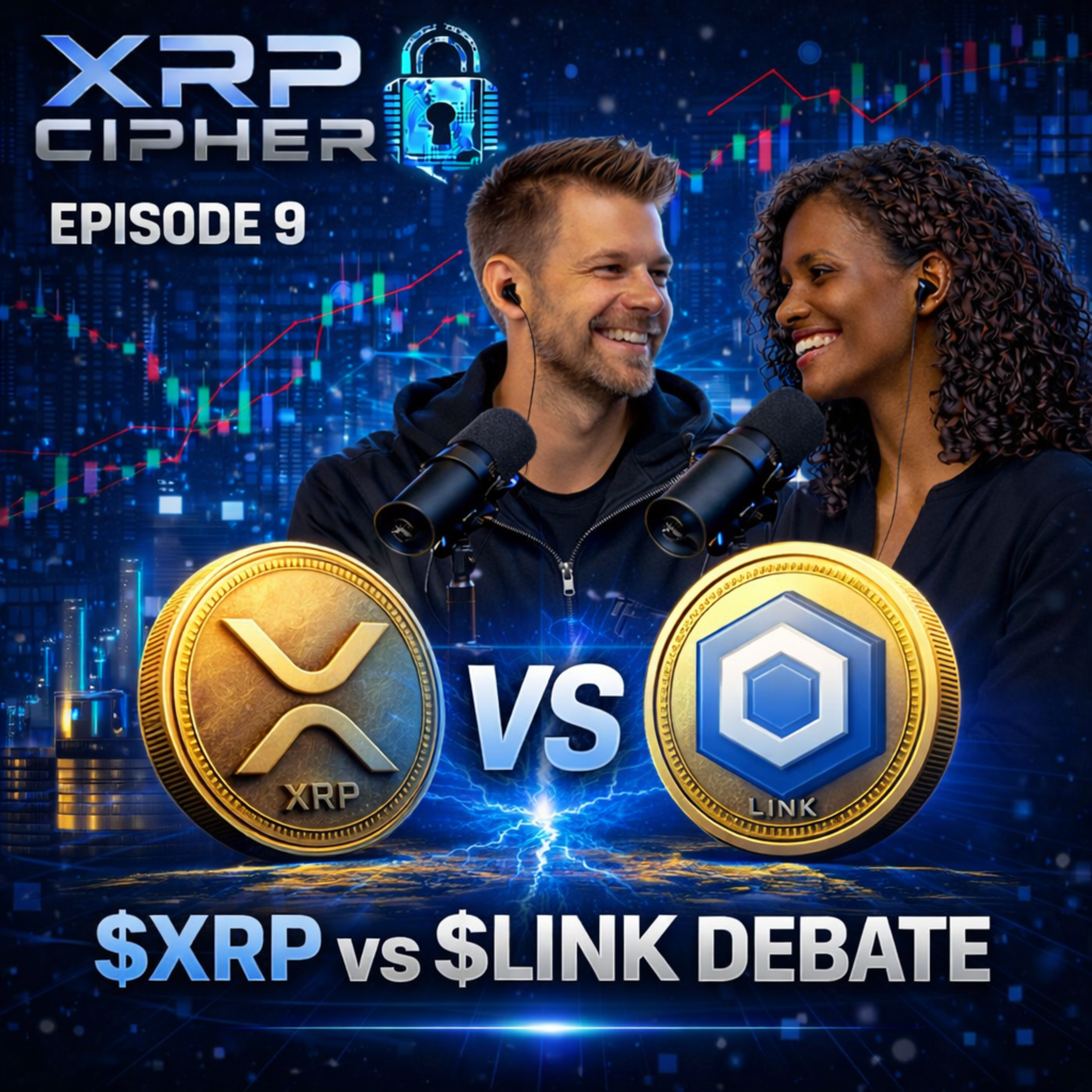 Eps. 9 - XRP vs LINK Debate episode artwork