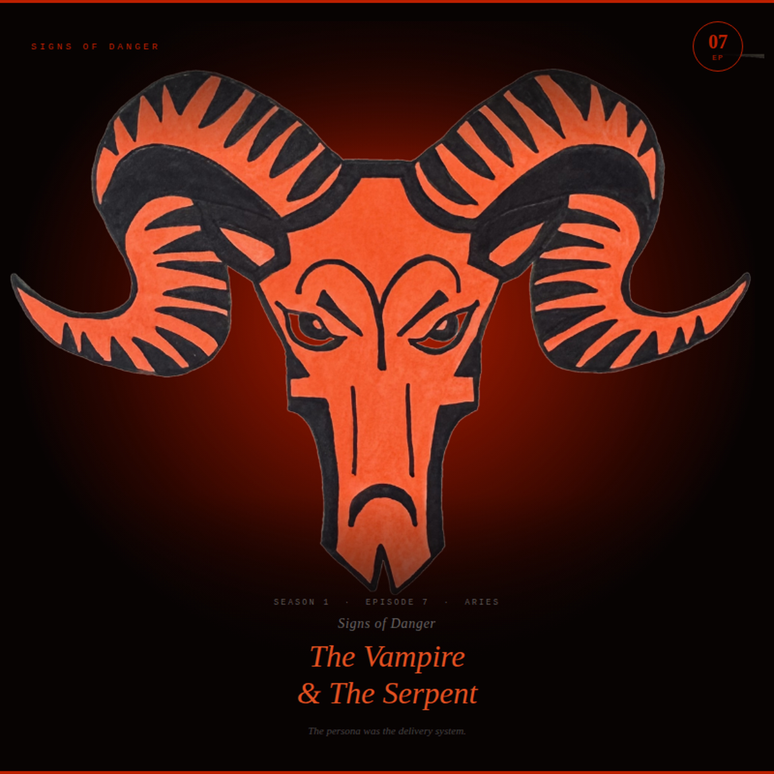 Aries: The Vampire and the Serpent episode artwork