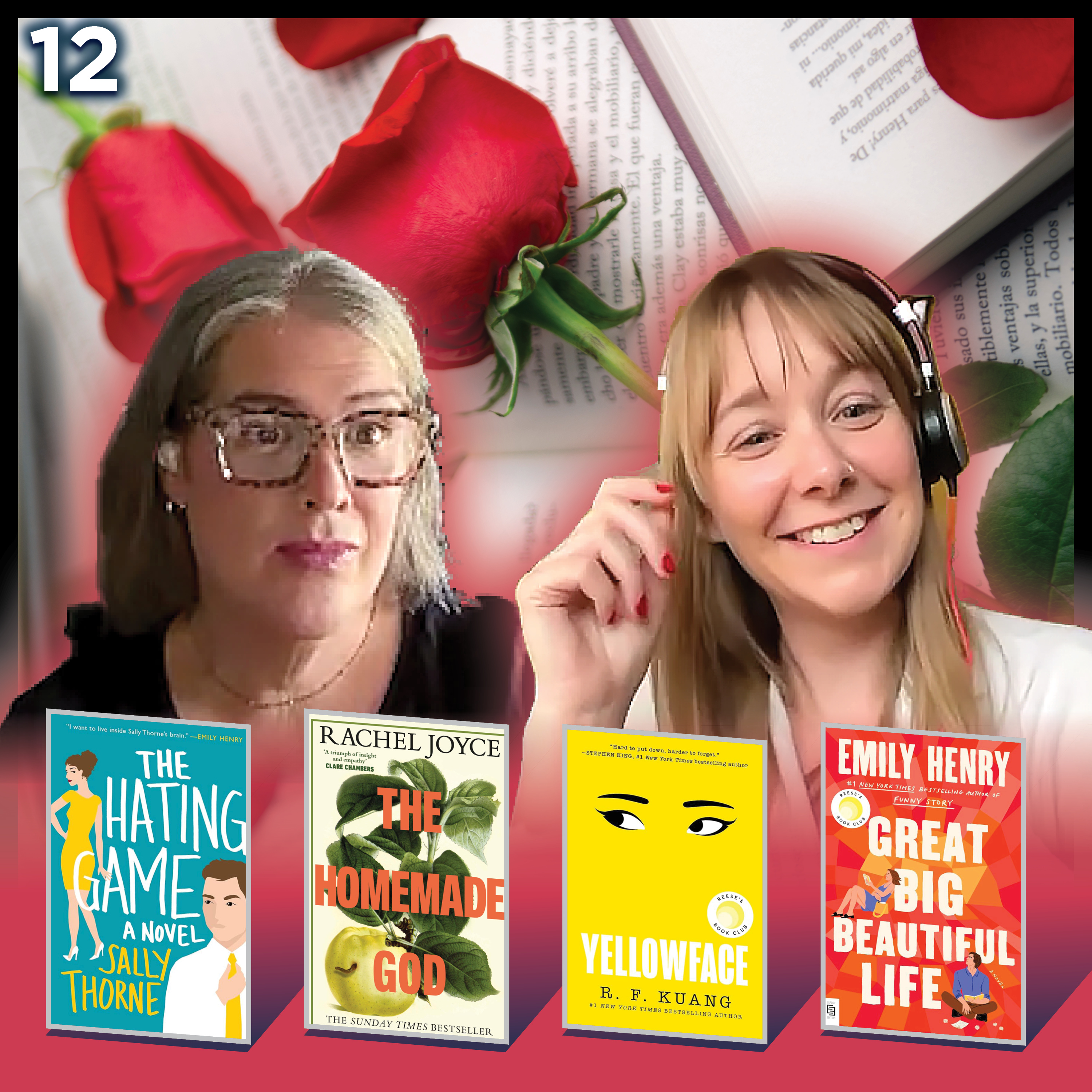 Episode 12: What is the recipe for a perfect romantic lead? : Romance Fiction Tropes, The Hating Game, Great Big Beautiful Life & Recent Reads episode artwork